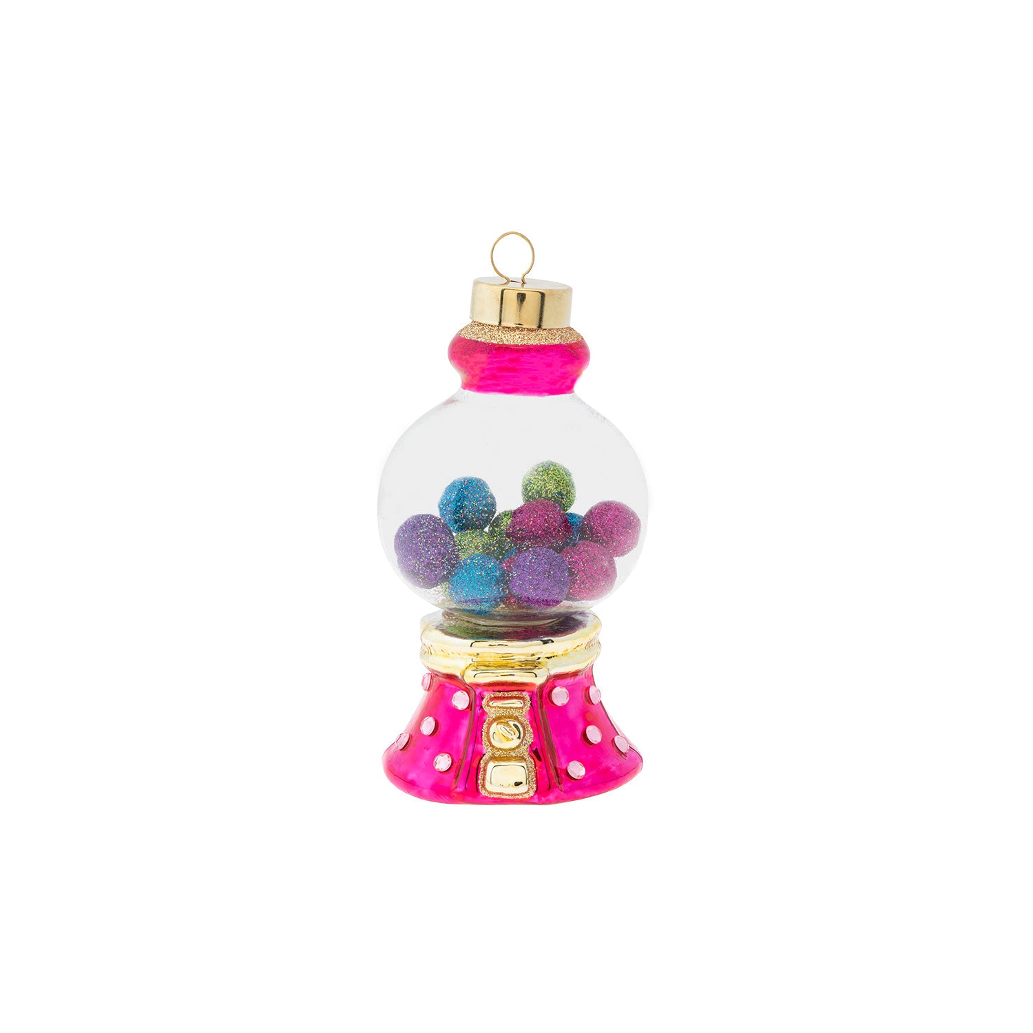 5" Embellished Gumball Machine Christmas Ornament