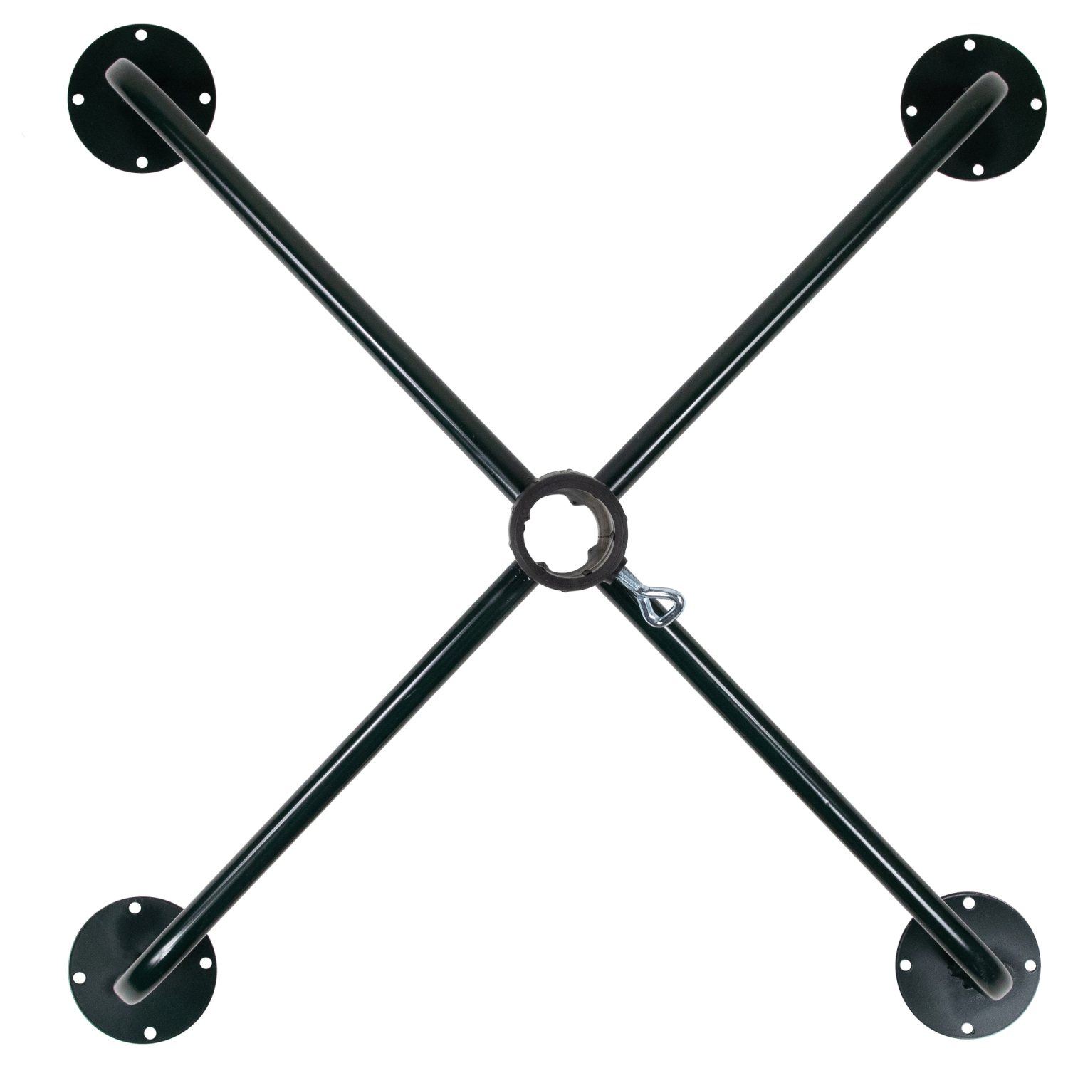 36" Folding Green Metal Tree Stand for 9'-14' Artificial Trees with 2" Pole Diameter