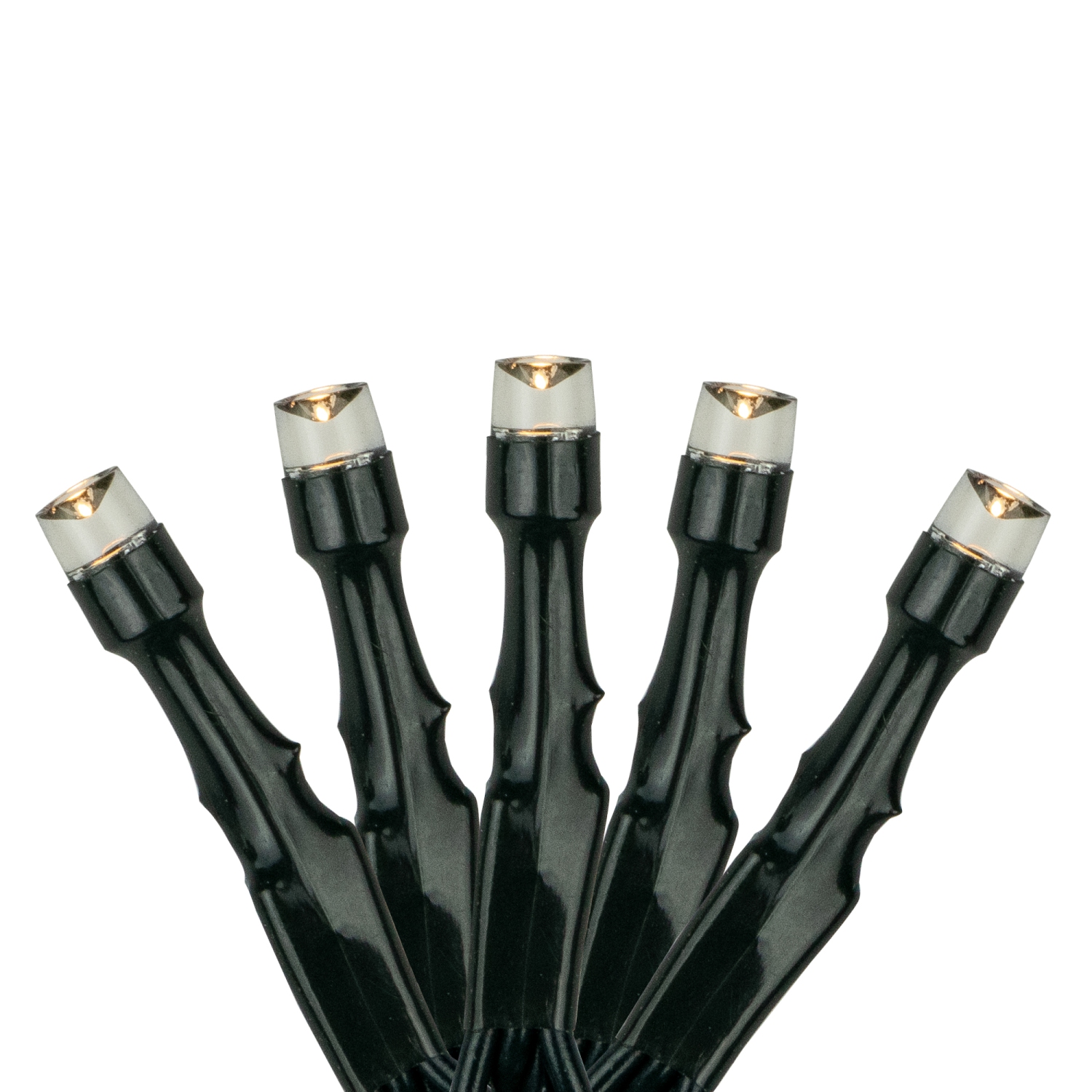 LED Solar Power Christmas Light Set - Warm White - 66.25' Green Wire - 200ct