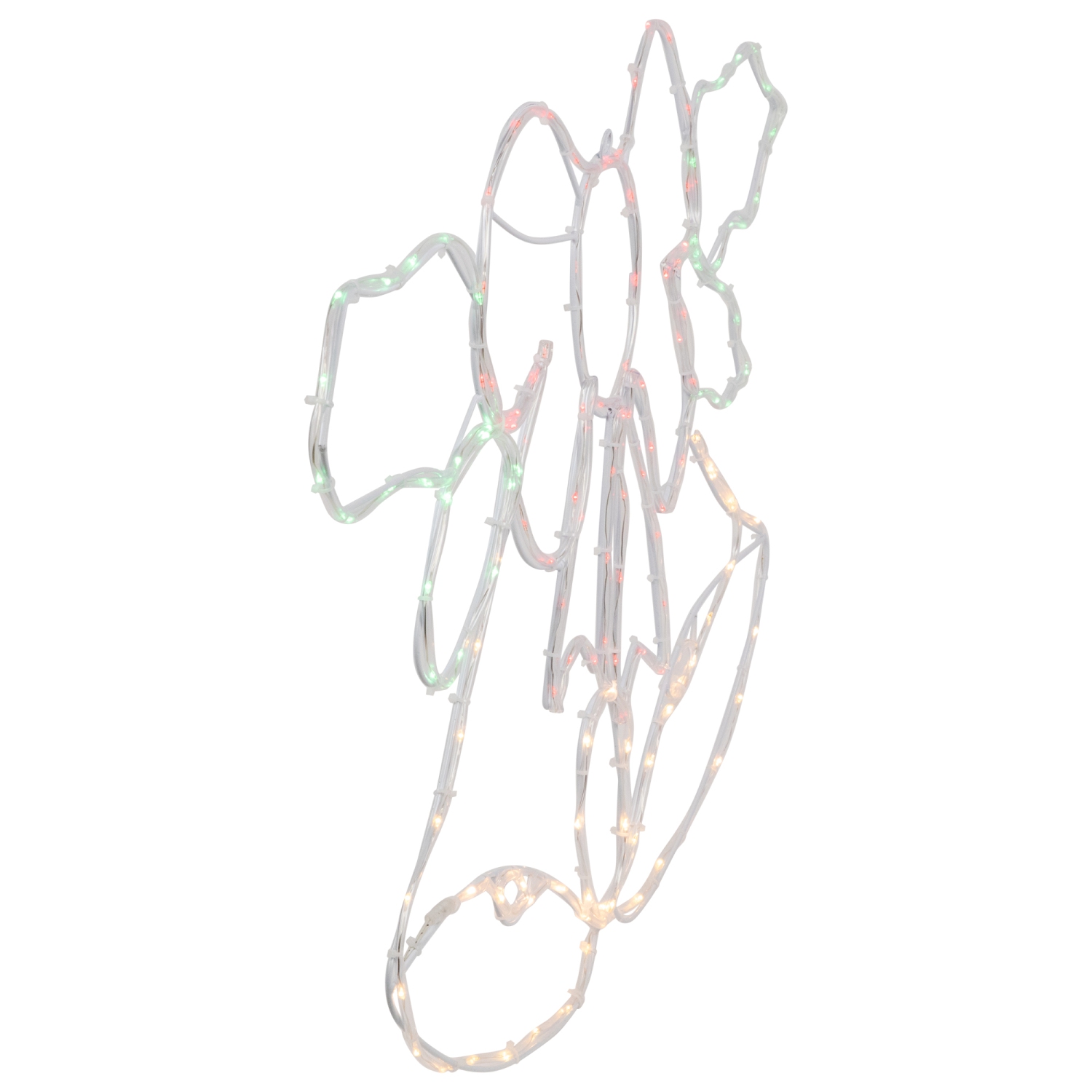 Décoration de cloche de Noël et de boucles lumineuses de 34 po