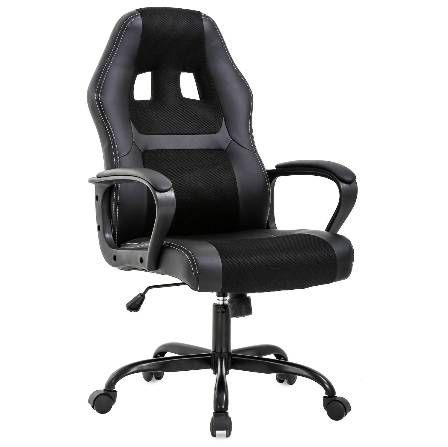 BestOffice Office Chair PC Gaming Chair Cheap Desk Chair Ergonomic PU Leather Executive Computer Chair Lumbar Support for Women, Men