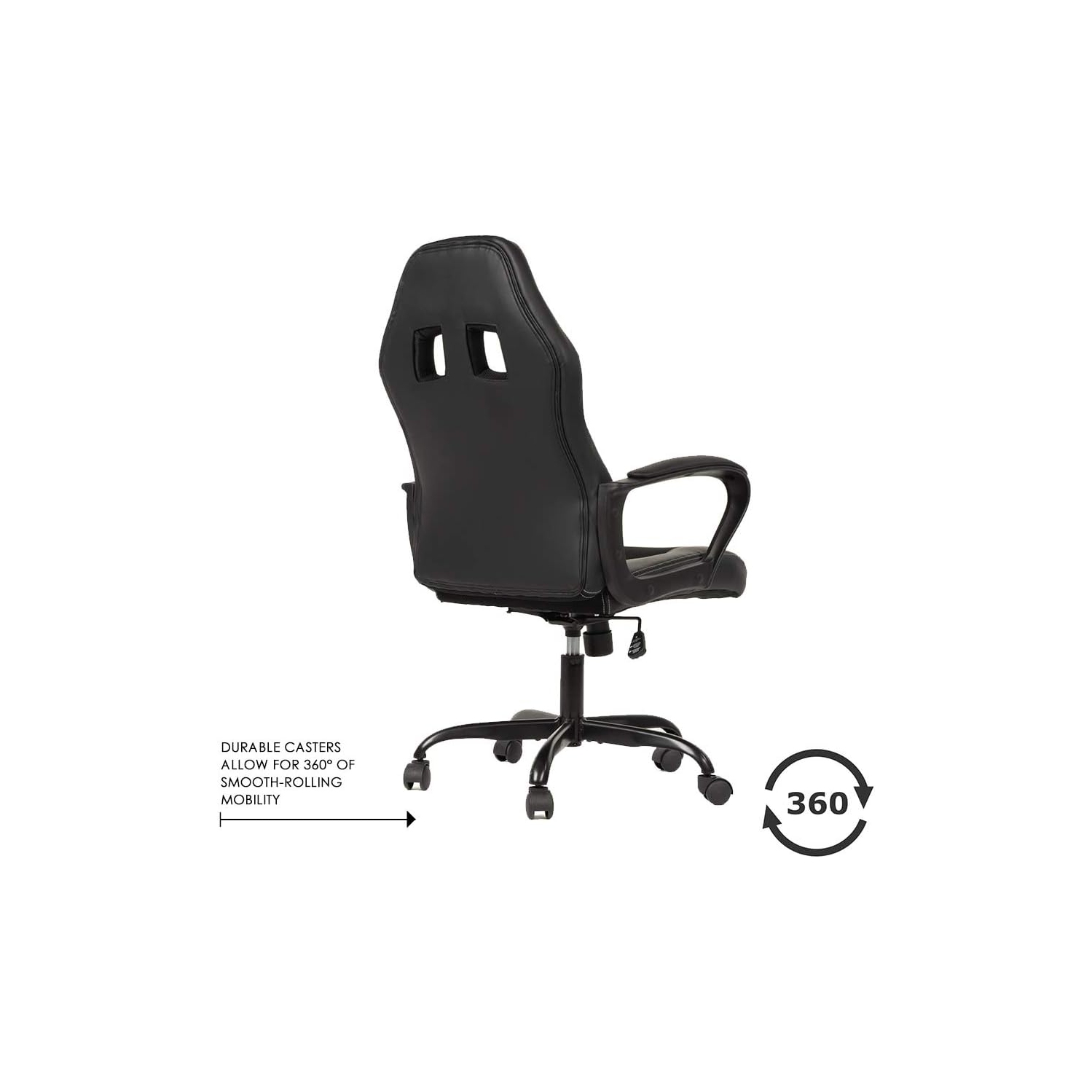 BestOffice Office Chair PC Gaming Chair Cheap Desk Chair Ergonomic PU Leather Executive Computer Chair Lumbar Support for Women, Men