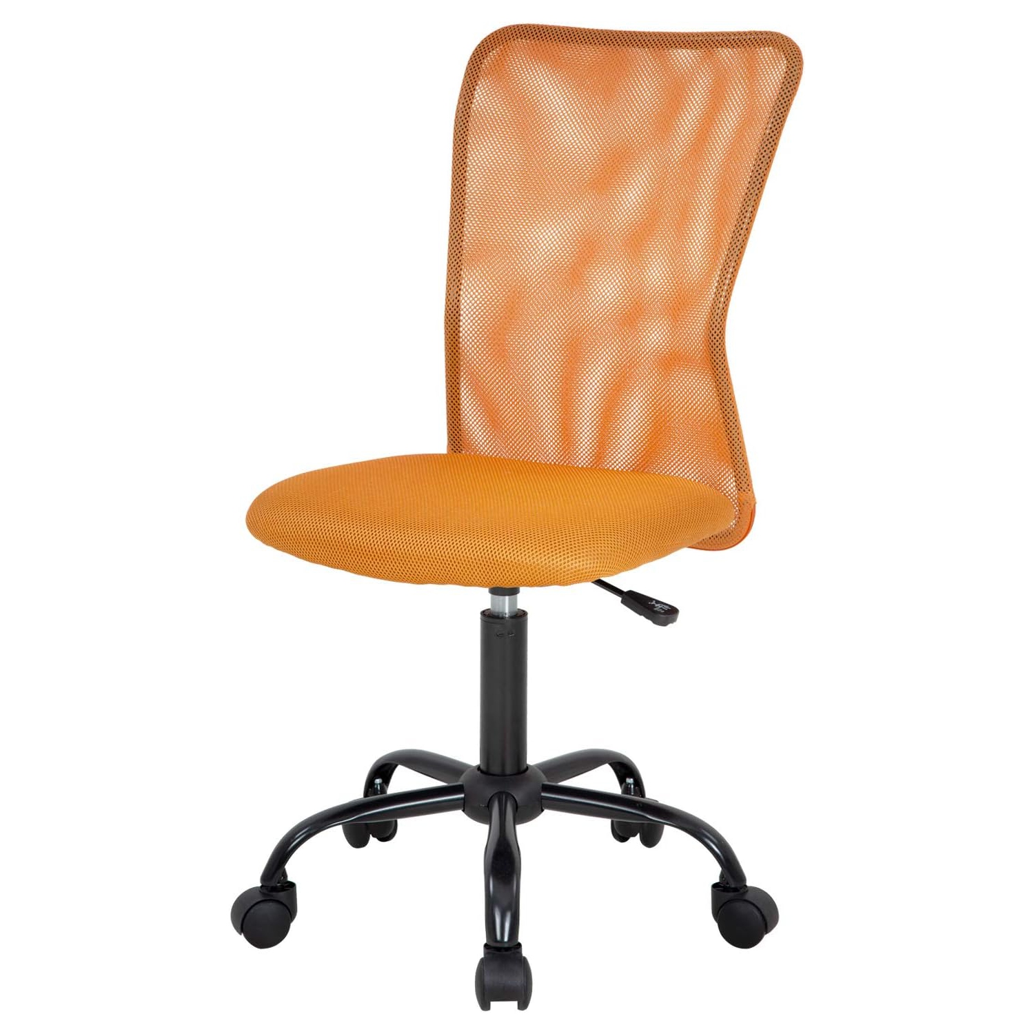 BestOffice Home Office Chair Mid Back Mesh Desk Chair Armless Computer Chair Ergonomic Task Rolling Swivel Chair Back Support Adjustable Modern Chair