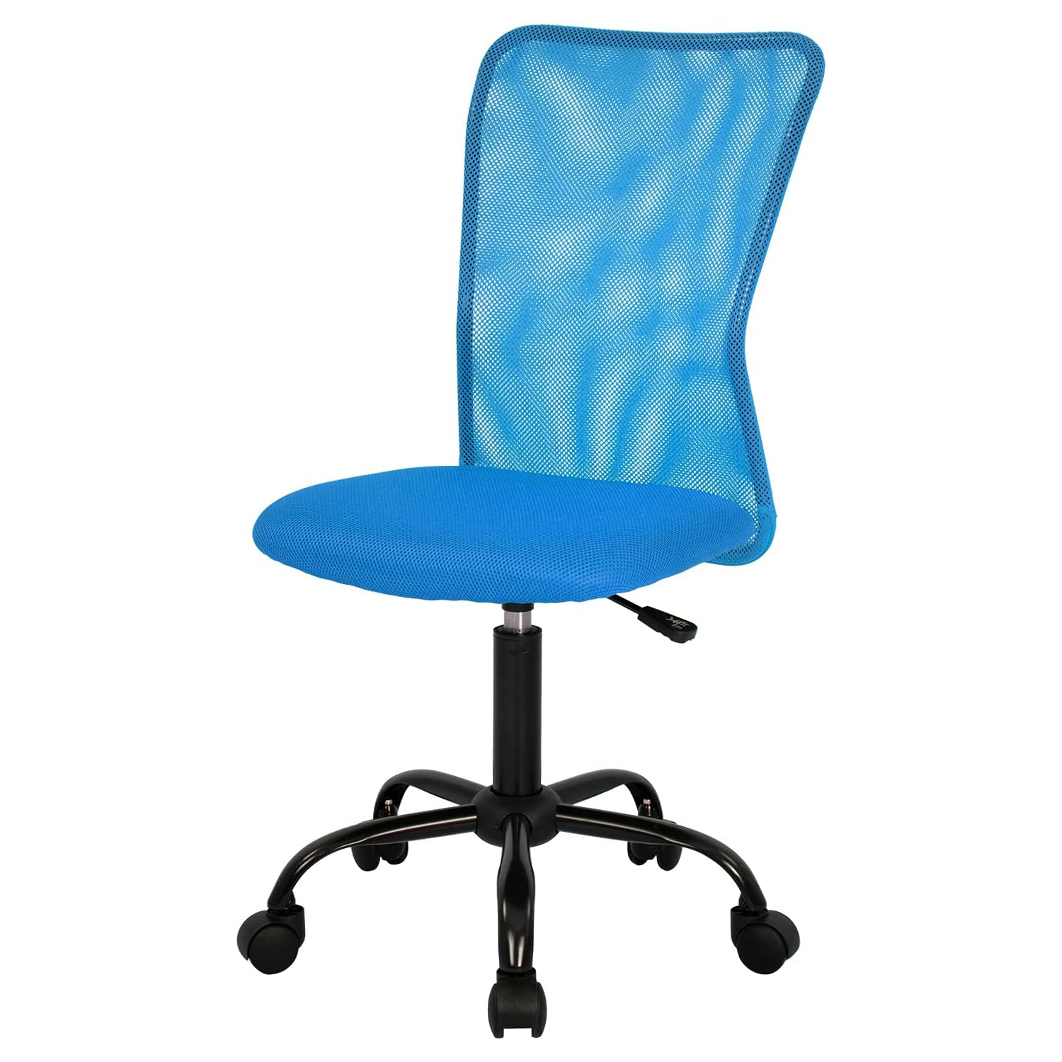BestOffice Home Office Chair Mid Back Mesh Desk Chair Armless Computer Chair Ergonomic Task Rolling Swivel Chair Back Support Adjustable Modern Chair