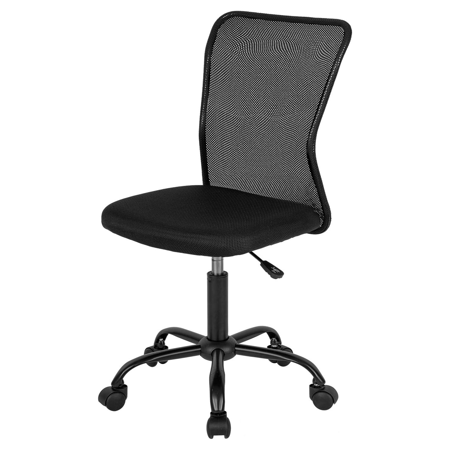 BestOffice Home Office Chair Mid Back Mesh Desk Chair Armless Computer Chair Ergonomic Task Rolling Swivel Chair Back Support Adjustable Modern Chair