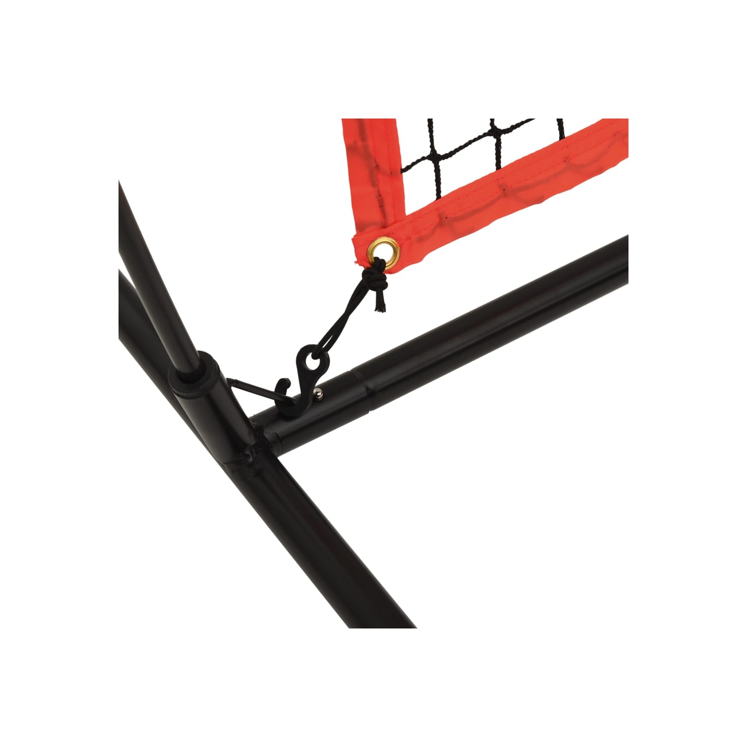 VisdaXL filet de baseball portatif noir et rouge 215 x 107 x 100 x 216&nbsp;cm polyester