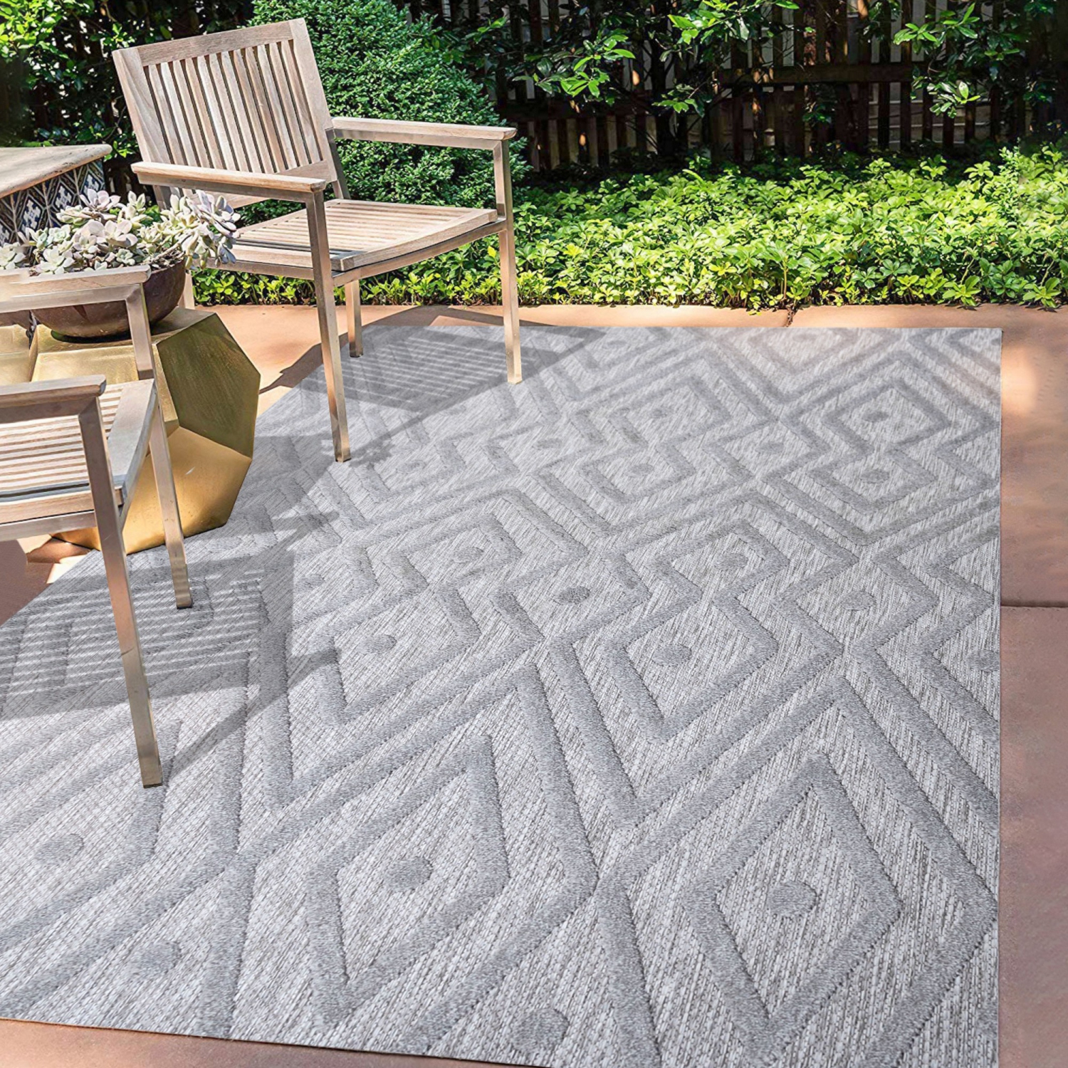 Balansat Moroccan Diamond Indoor/Outdoor Area Rug