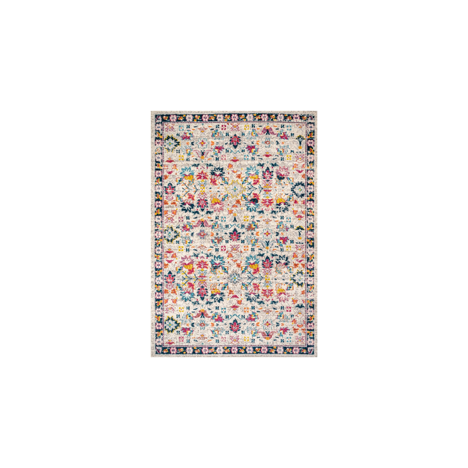 Alfombra Modern Persian Boho Floral Area Rug