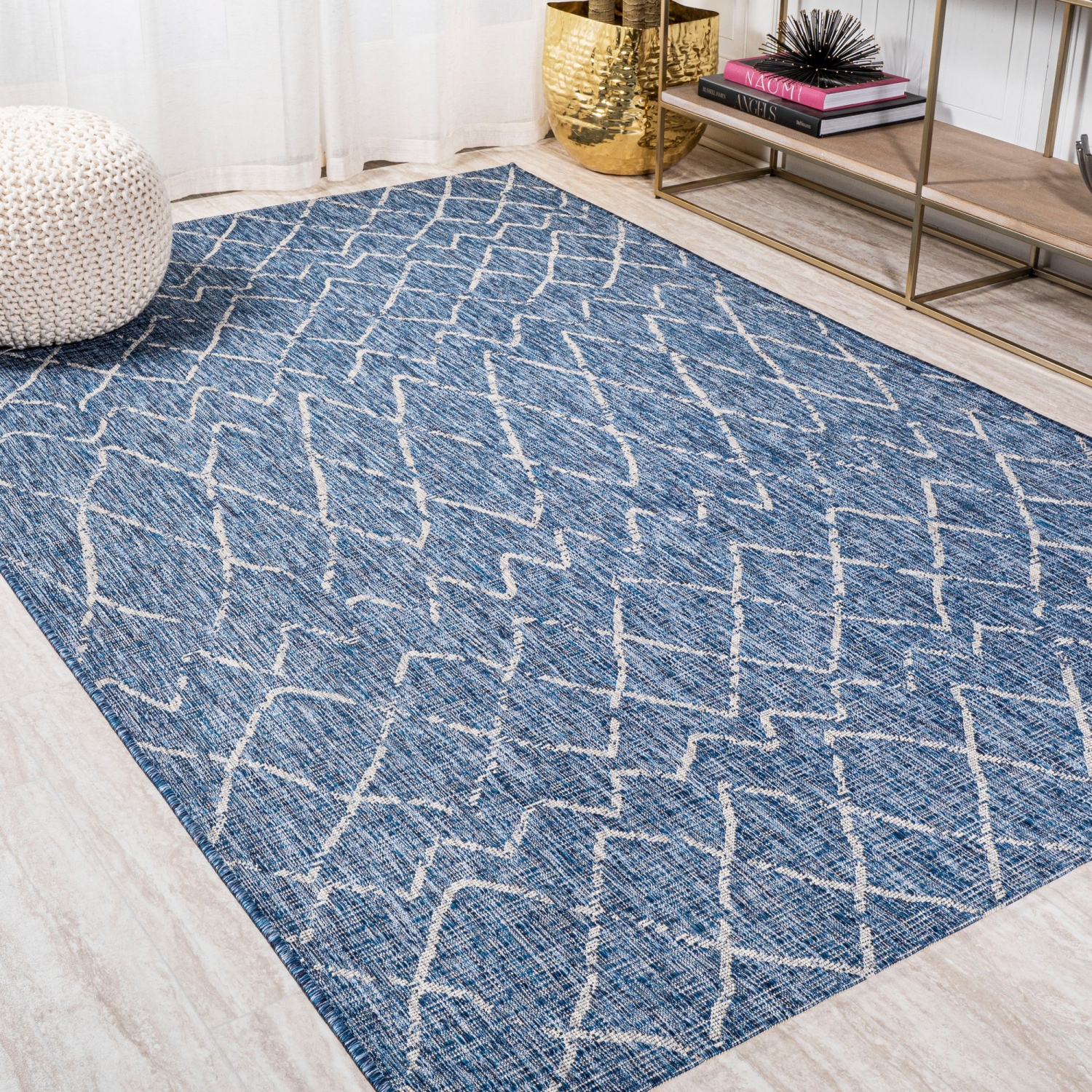 Madaba Moroccan Trellis Indoor/Outdoor Area Rug