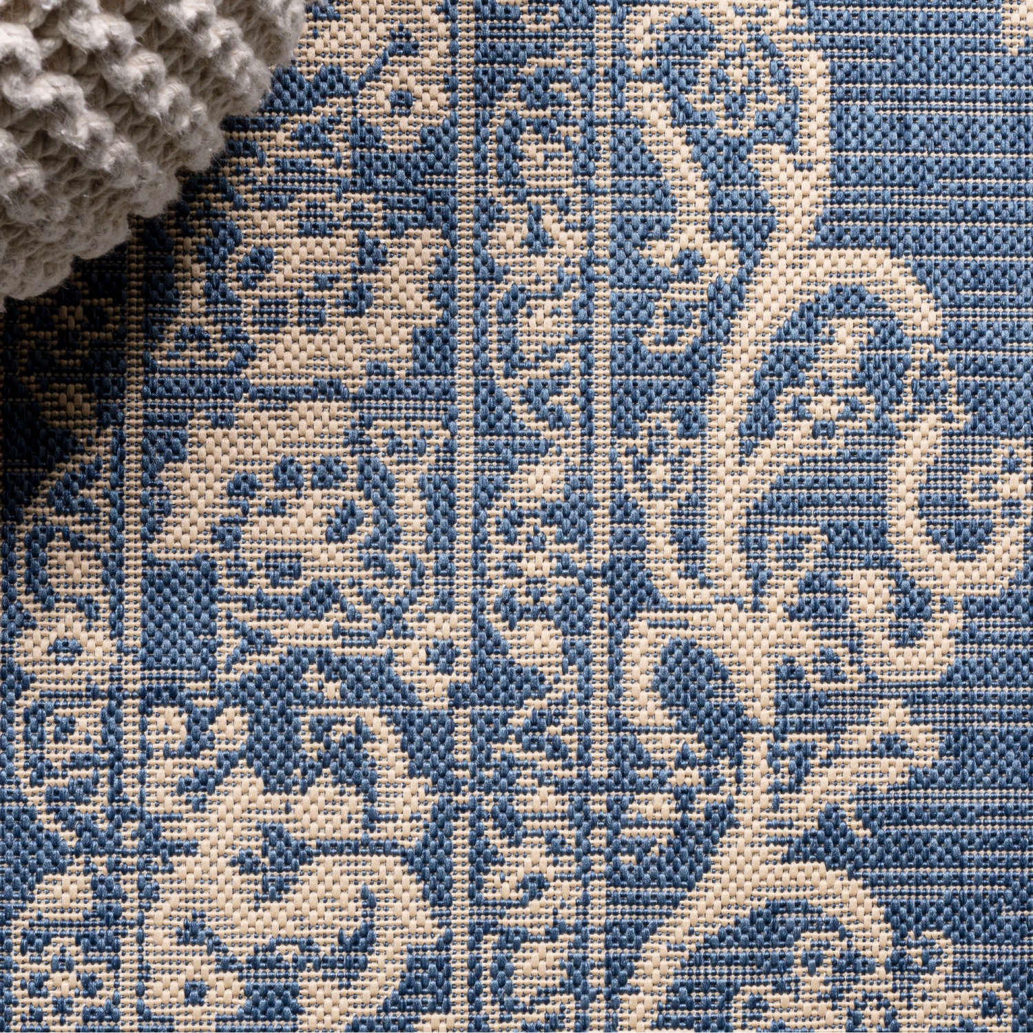 Tapis d'intérieur/d'extérieur en filigrane de galon