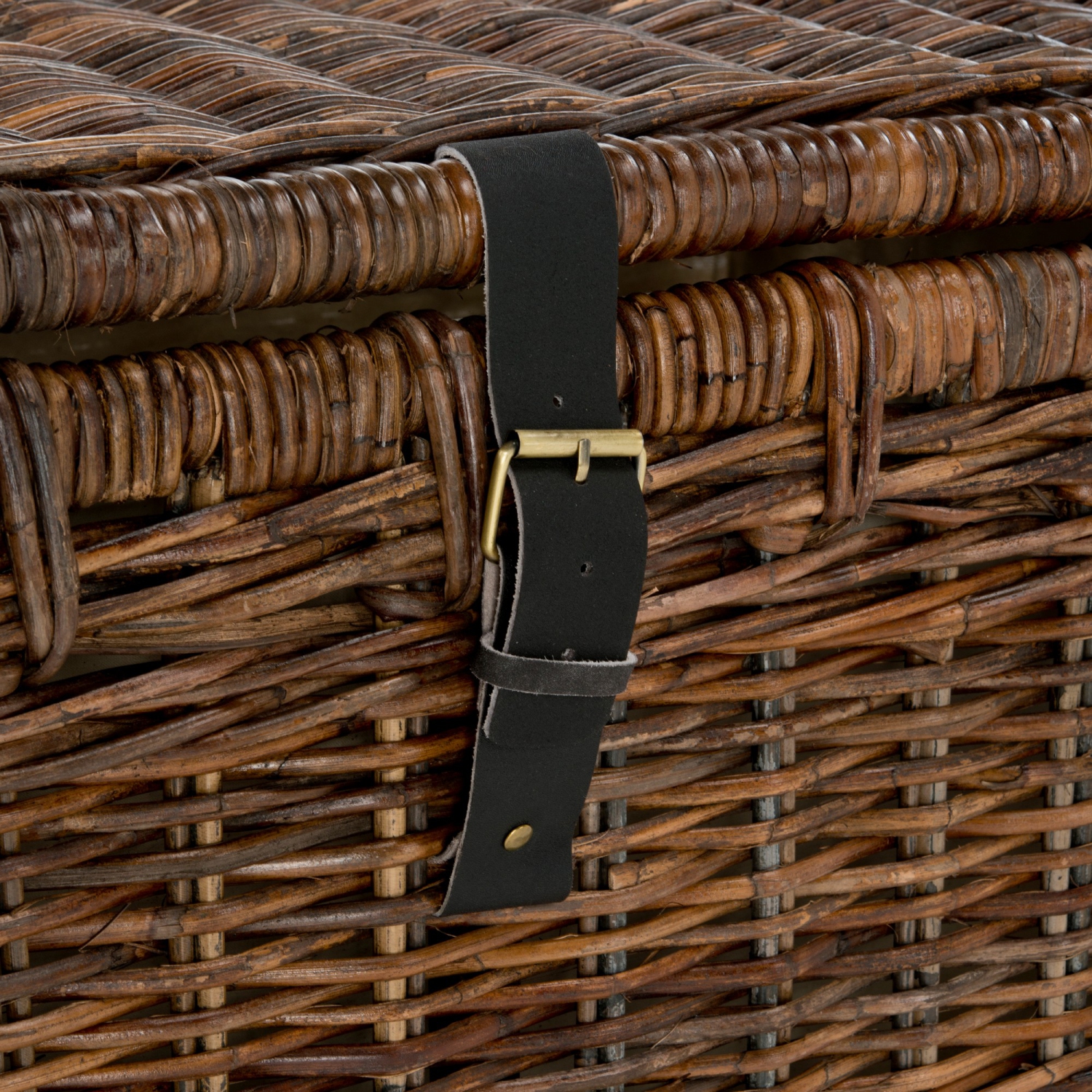 Coffre de rangement en osier Michael