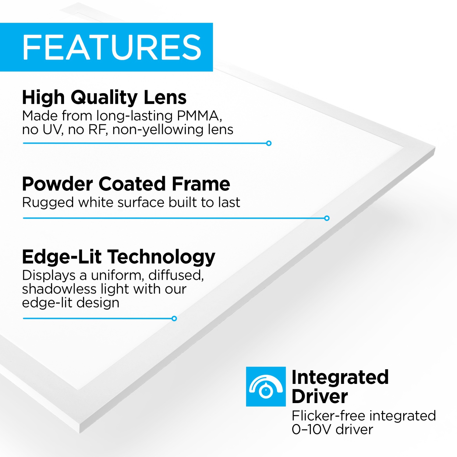 Integrated LED Shop Light