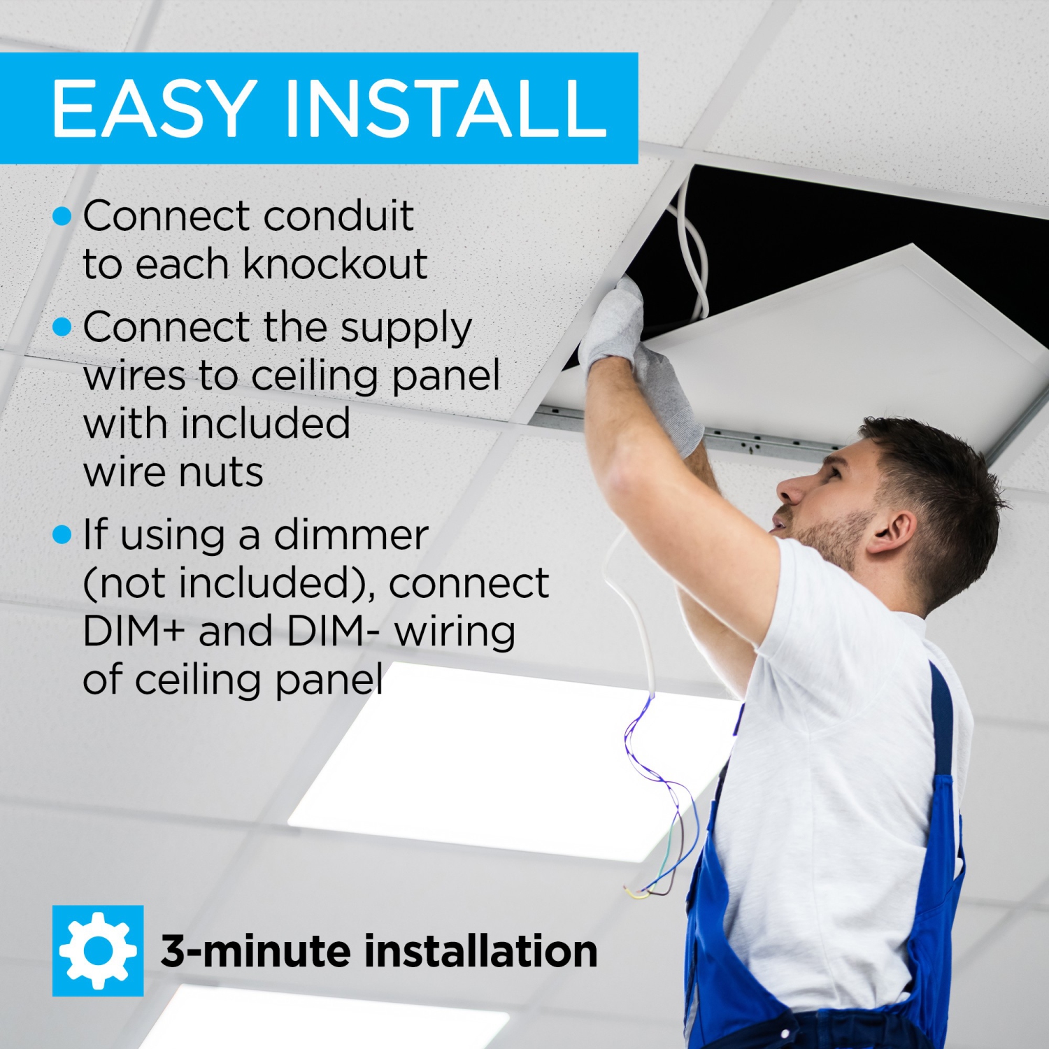 Integrated LED Shop Light