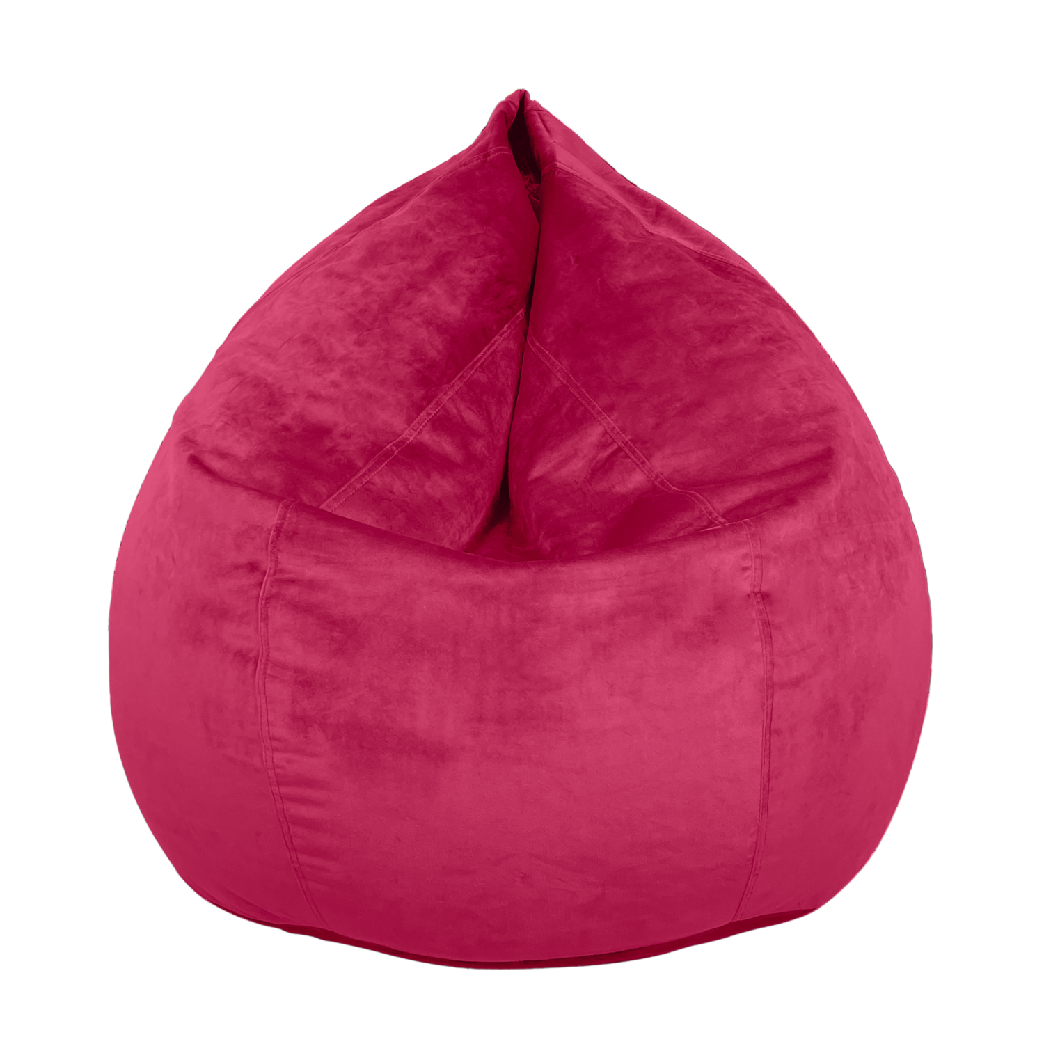 Dojo Teardrop Bean Bag Chair - Plush Ultra Soft Giant Bean Bag for Adults, Teens, Kids - Red Velvet