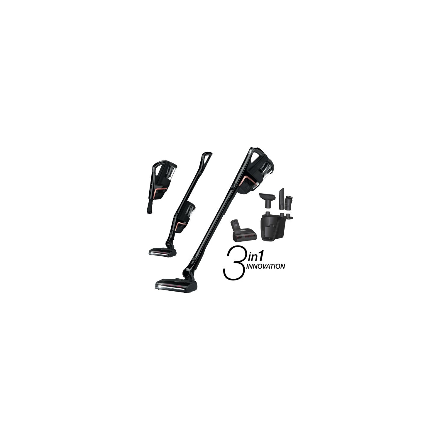 Miele Canada Outlet Refurbished Excellent Triflex HX1 Cat & Dog Cordless Stick Vacuum - Obsidian Black