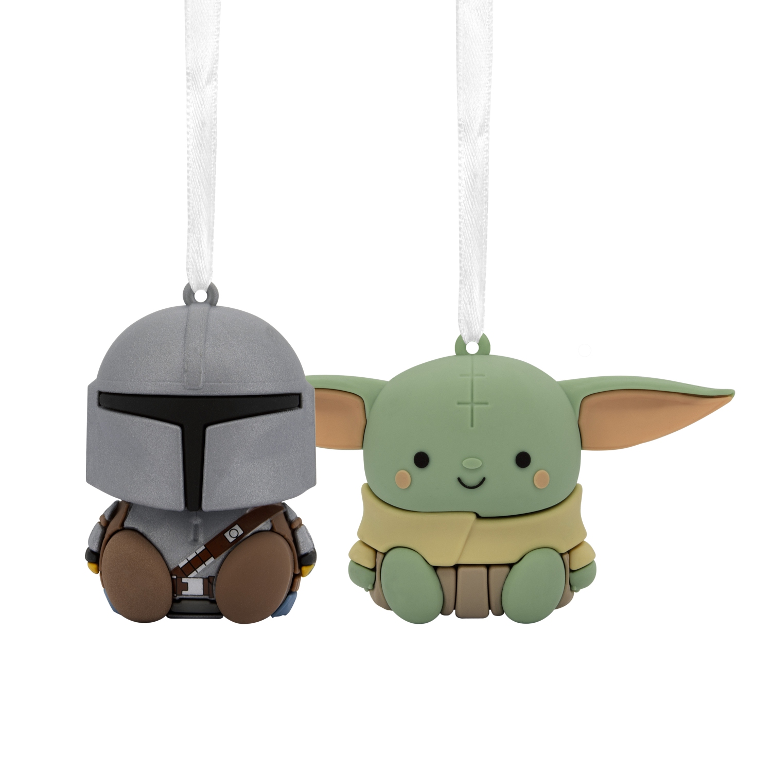 Hallmark Christmas Ornaments (Better Together Star Wars: The Mandalorian and Grogu Magnetic), Set of 2