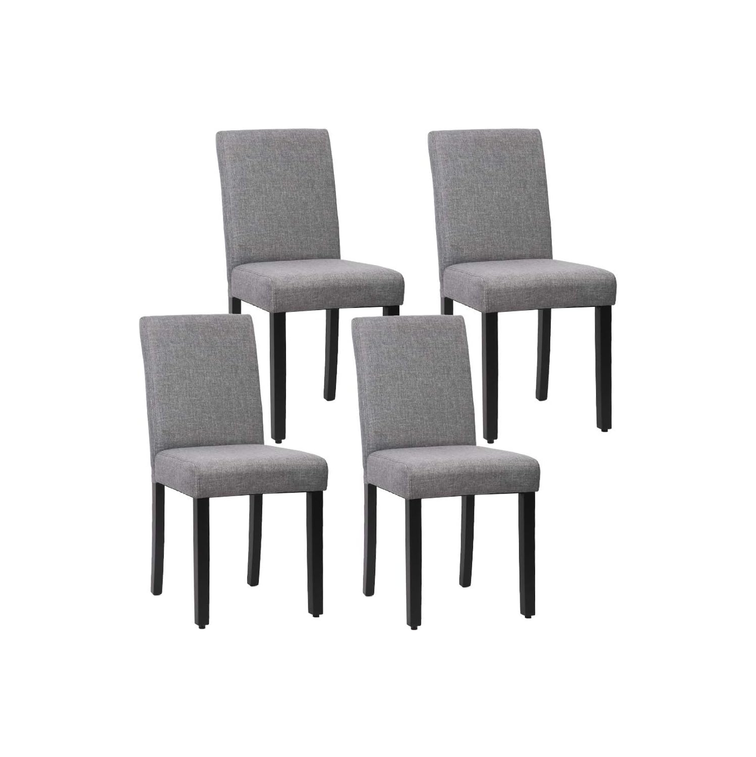 Dining Chairs Dining Room Chairs Parsons Chair Kitchen Chairs Set of 4 for Home Kitchen Living Room, Grey