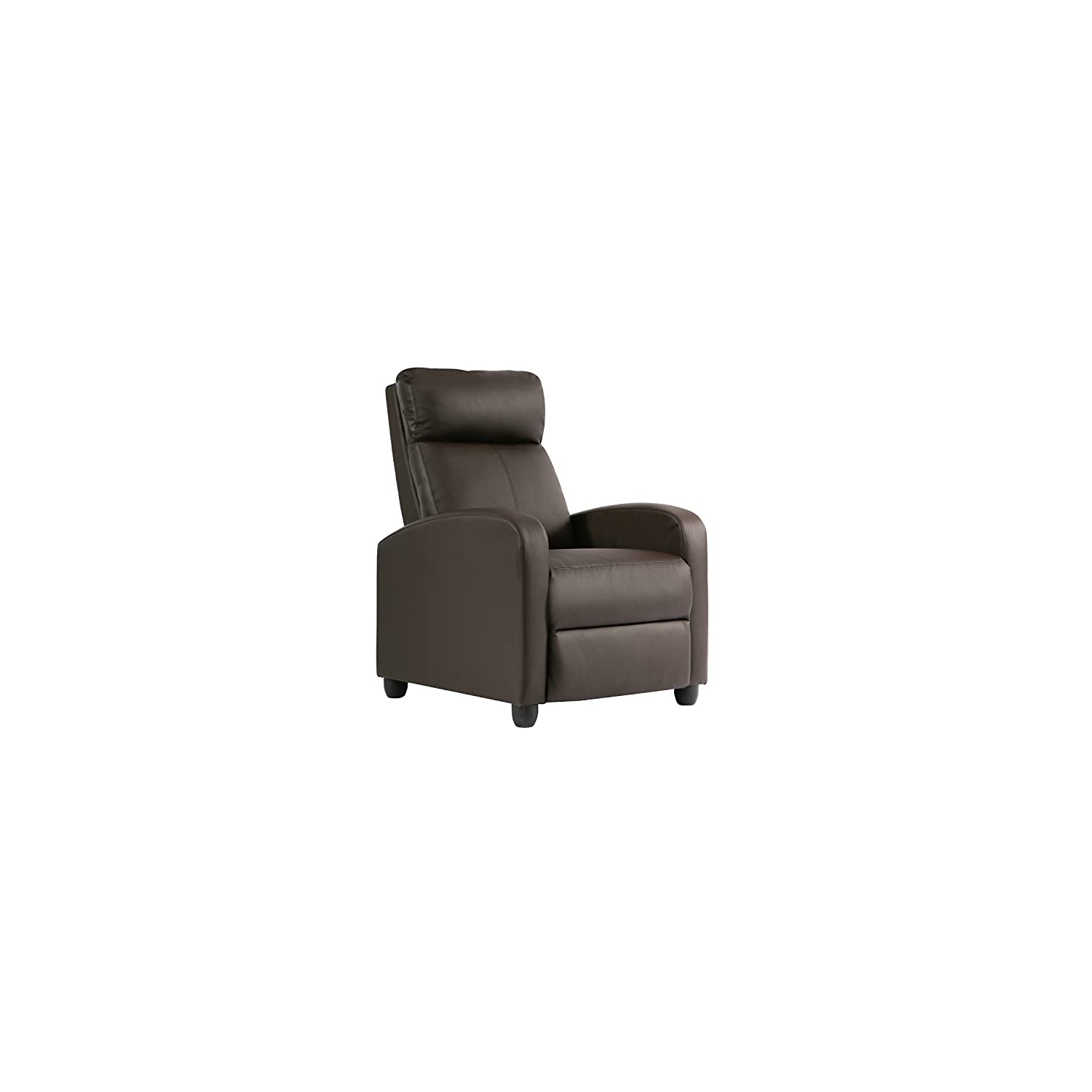 Fauteuil inclinable FDW sofa simple fauteuil inclinable fauteuil cuir cinéma maison fauteuil salon chaise longue avec dossier rembourré
