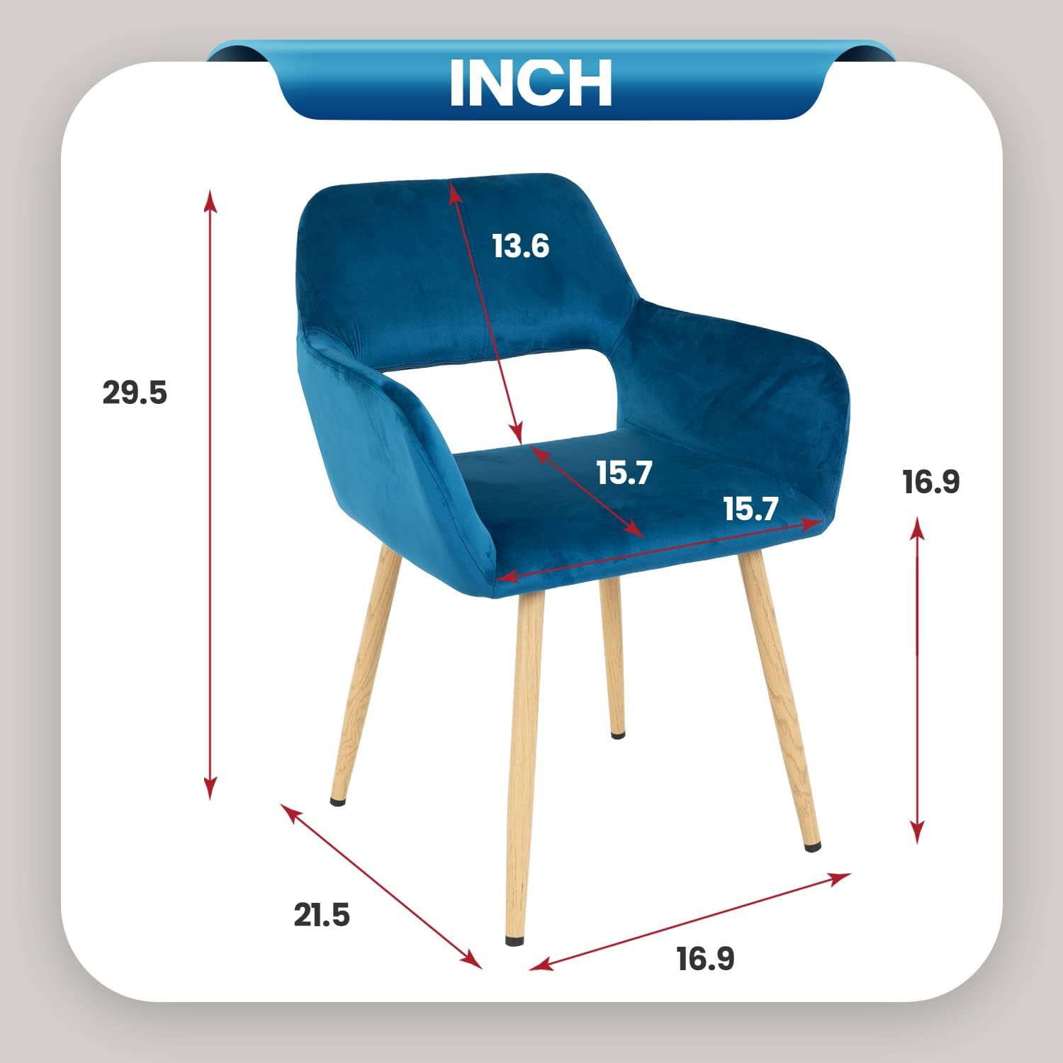 Dining room chair 2-piece set chair metal side chair PU leather armrest side chair 2-piece set for home kitchen bedroom living room metal leg