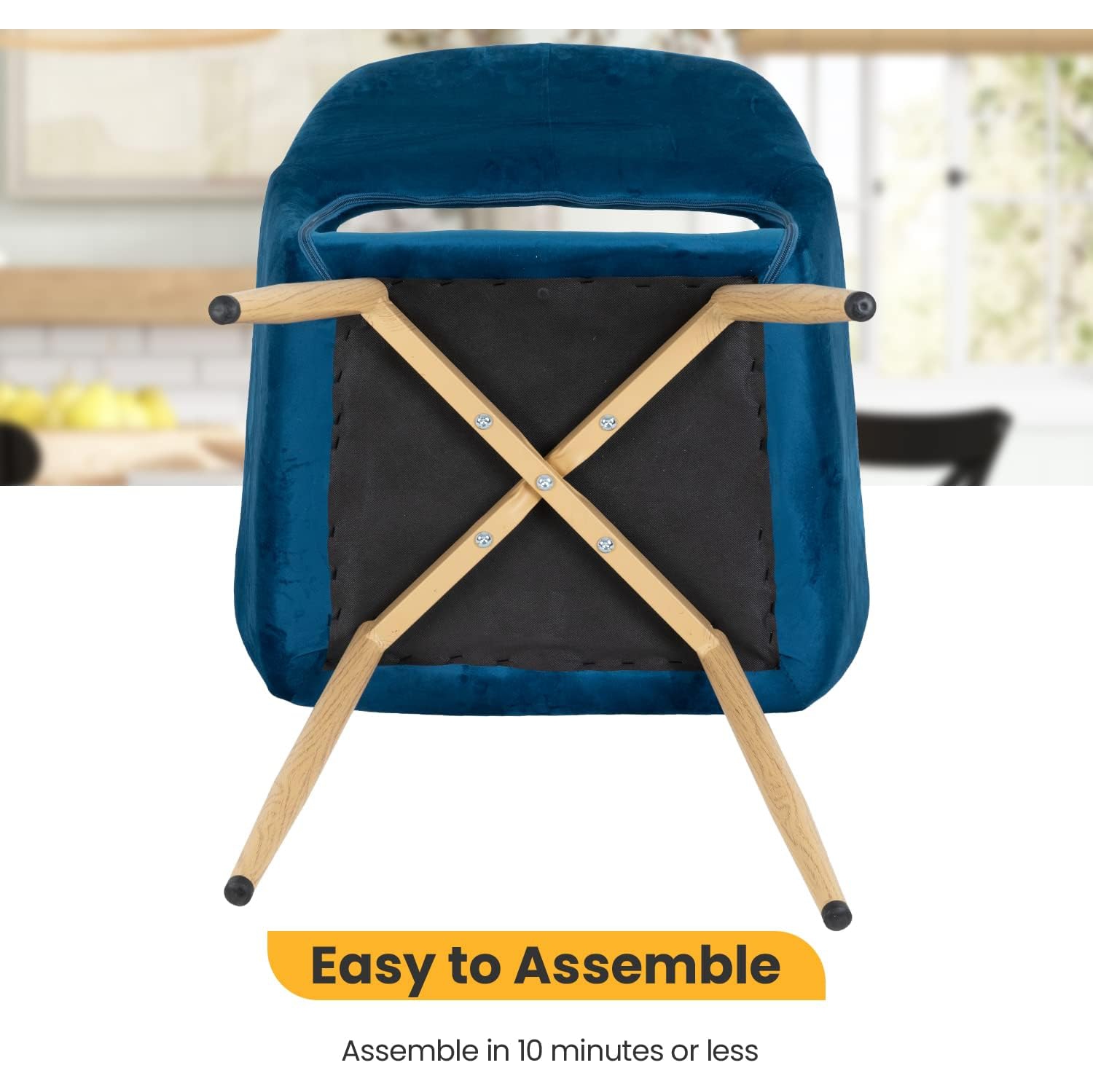 Dining room chair 2-piece set chair metal side chair PU leather armrest side chair 2-piece set for home kitchen bedroom living room metal leg