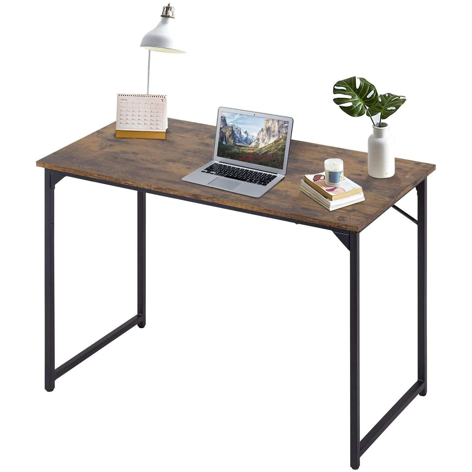 BestOffice – Étagère de rangement, table d’étude à tiroir pour ordinateur style moderne et économie d’espace, pour console de maquillage pour bureau