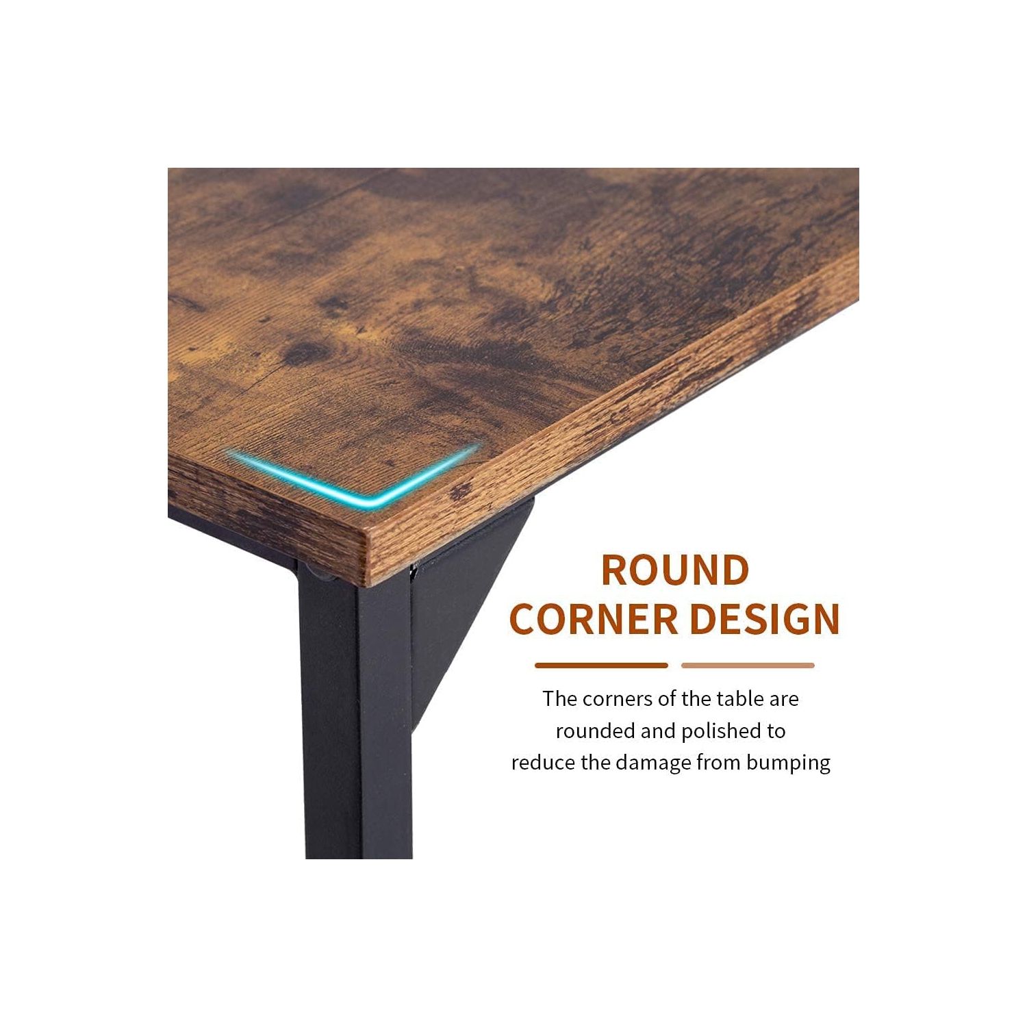 BestOffice – Étagère de rangement, table d’étude à tiroir pour ordinateur style moderne et économie d’espace, pour console de maquillage pour bureau