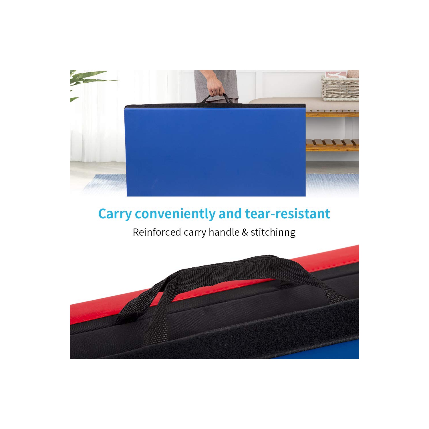 Gymnastics Mats Exercise Mat Tumbling Mats for Gymnastics Gymnastics Mats for Home Yoga Mat Exercise Pad Lightweight Gymnastics Panel Mat for Home