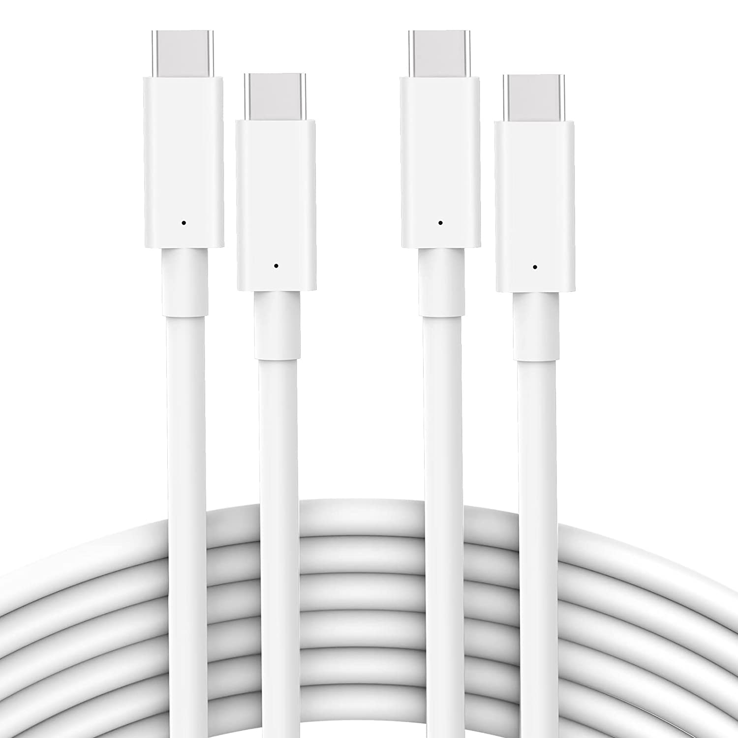10ft USB C to USB C Cable [100W/5A] 2 Pack, Type C Cord Fast Charging for MacBook Pro 16, 15, 14, 13 inch, MacBook Air