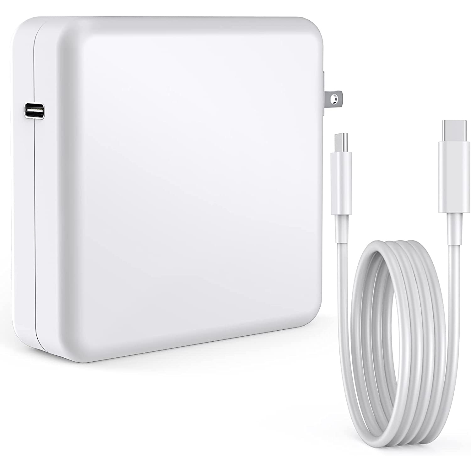 Chargeur de remplacement pour MacBook Pro, adaptateur de chargement rapide USB C de 61&nbsp;W pour MacBook Pro de 13 15 16 po et 2020 2019 2018