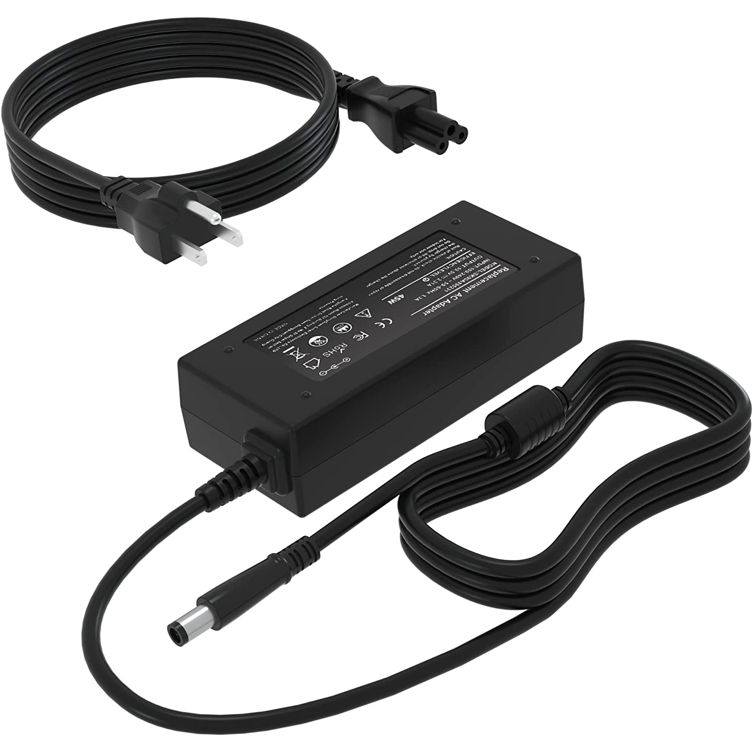 45W AC Adapter Replace for Dell Inspiron 13 14 15 7000 5000 3000 Series 3147 3168 5378 7348 7352 7353 7378 3558 3567