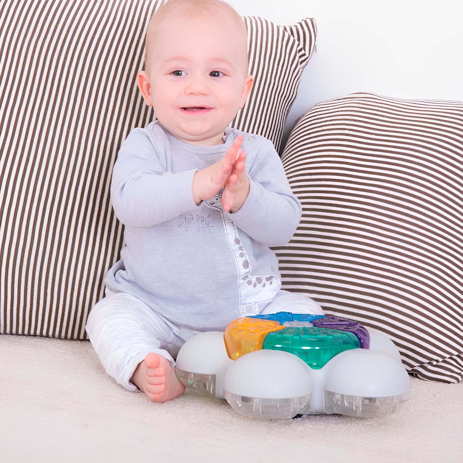 TTS Glow and Go Bot Rechargeable Light Up Robot - Interactive STEM Toy for Toddlers & Early Learners - Children Learning Robot with Dynamic Lights |