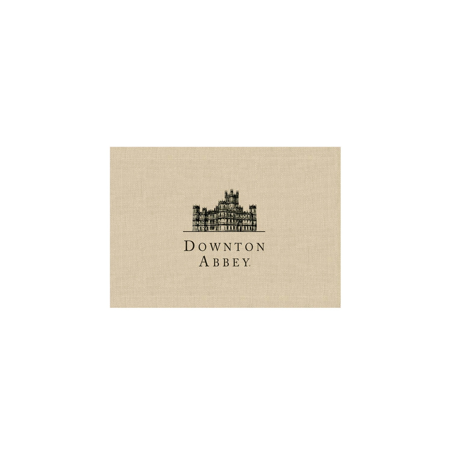 Set of 4 Downton Abbey British Highclere Castle Natural Beige Decorative Table Placemats 14" x 20"
