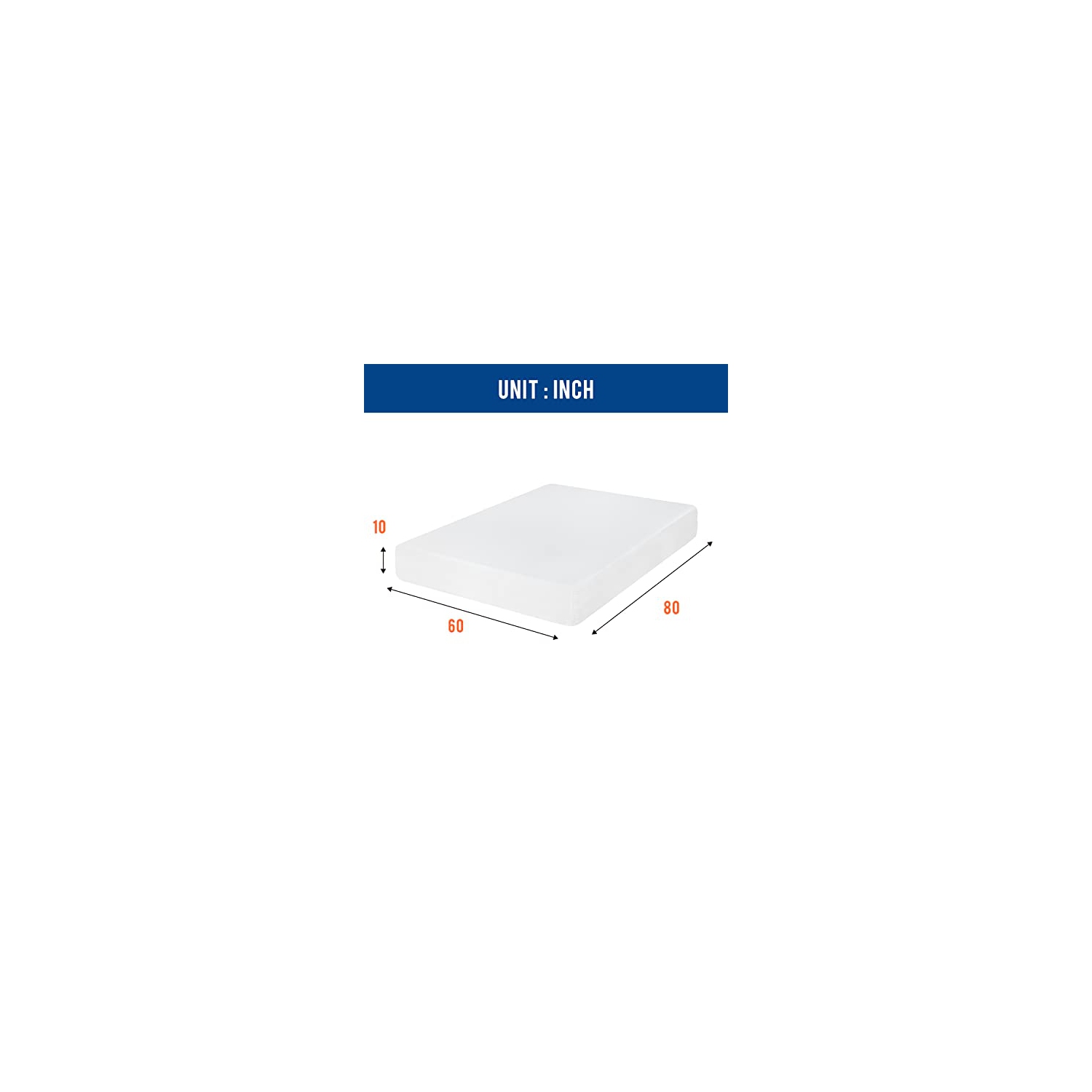 Queen Mattress 10 inch Gel Memory Foam Mattress for Cool Sleep and Pressure Relief, Medium Firm Mattresses CertiPUR-US