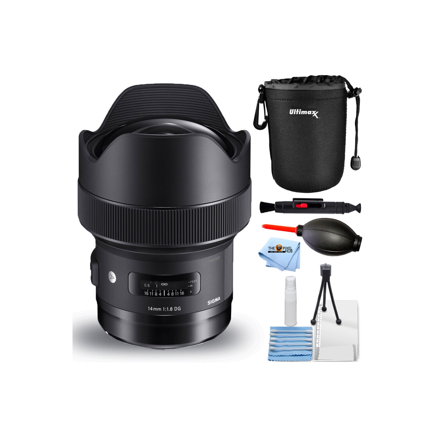 Sigma 14mm f/1.8 DG HSM Art Lens for Leica L 450969 - 6PC Accessory Bundle