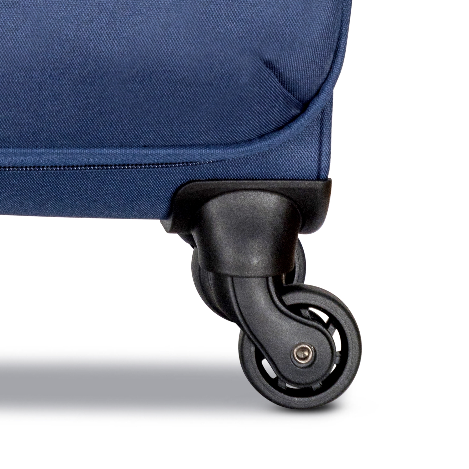 Club Rochelier 3 Piece SET Soft Side Luggage with Contrast Handles, Navy and Yellow