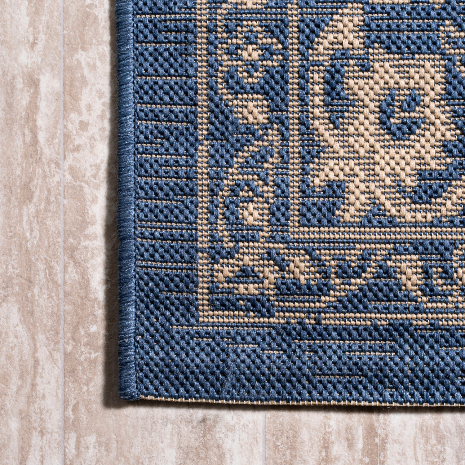 Tapis d'intérieur/d'extérieur en filigrane de galon