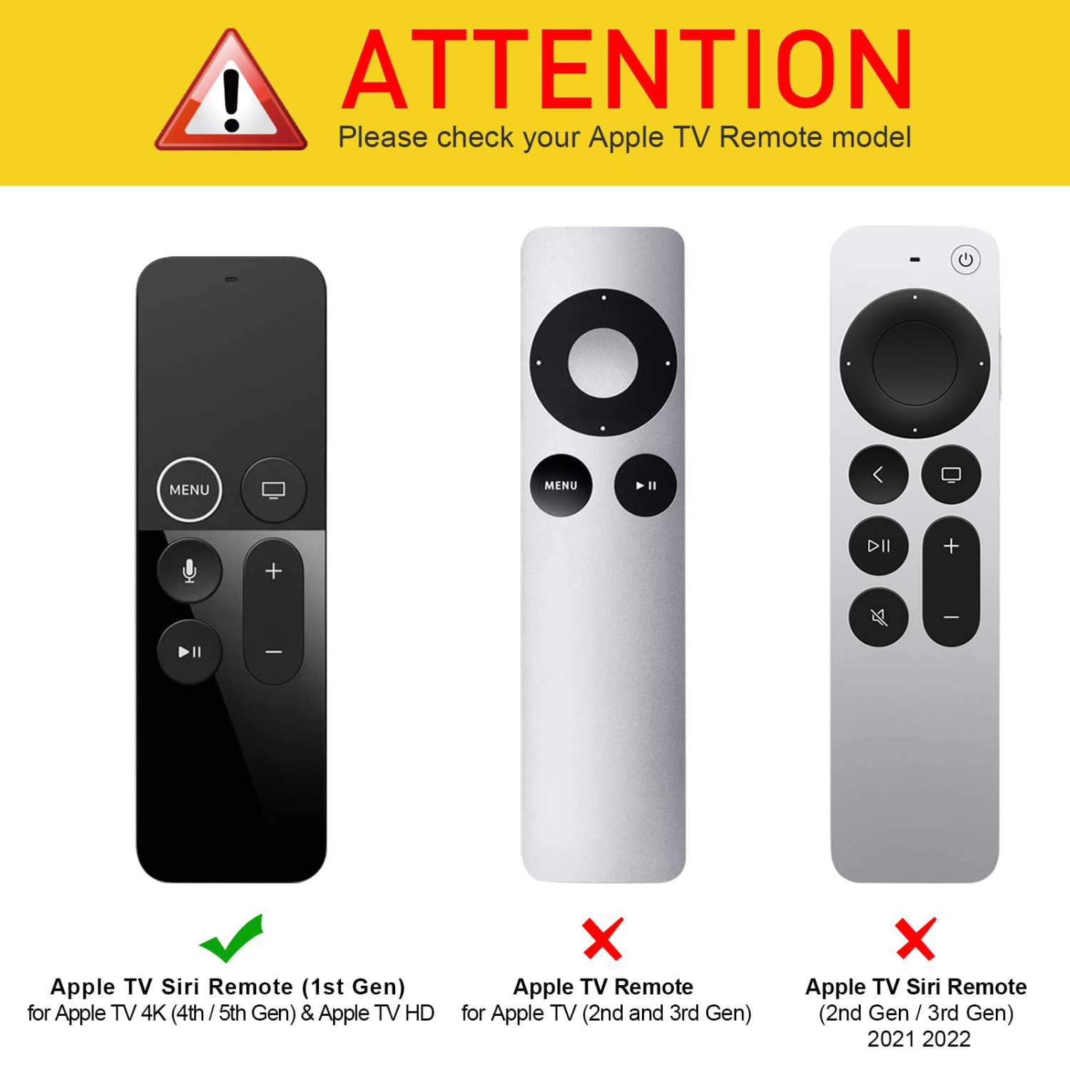 Étui de protection pour Apple TV 4K/télécommande Siri HD - couvercle en silicone antidérapant léger Honey comb pour Apple TV 4K 5th/télécommande Siri