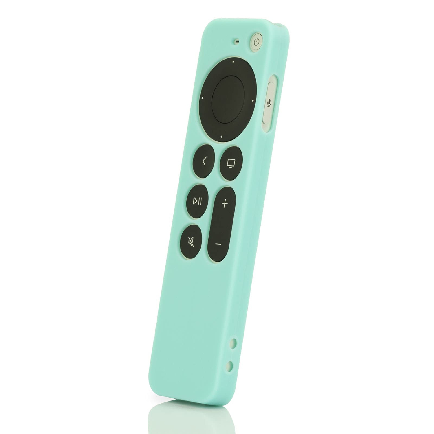 Remote Cover Replacement for New Apple 4k TV 2021 Series 6 Generation / 6th Gen Remote Control, Siri 2nd Silicone Case with Lanyard (Mint Green)