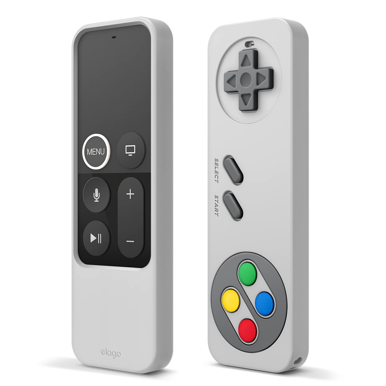 Apple TV Remote Case Compatible with Apple TV Siri Remote 4K (5th) / 4th Generation - Classic Game Controller Design, Extra Protection, Lanyard Included