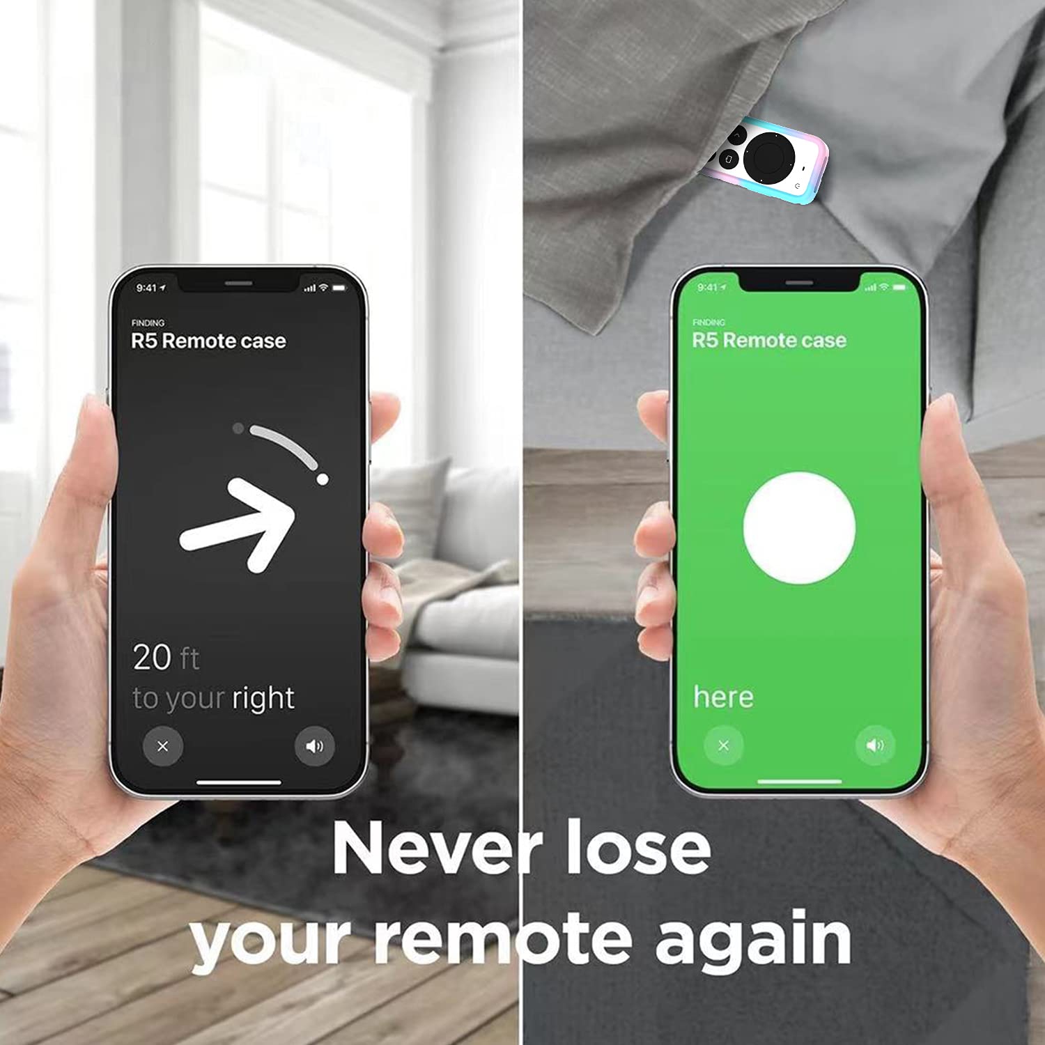 Protective Case for Siri Remote Control Anti-Slip Durable Silicone Shockproof Rubber Cover for Apple 4K HD TV Siri Remote Classic Design