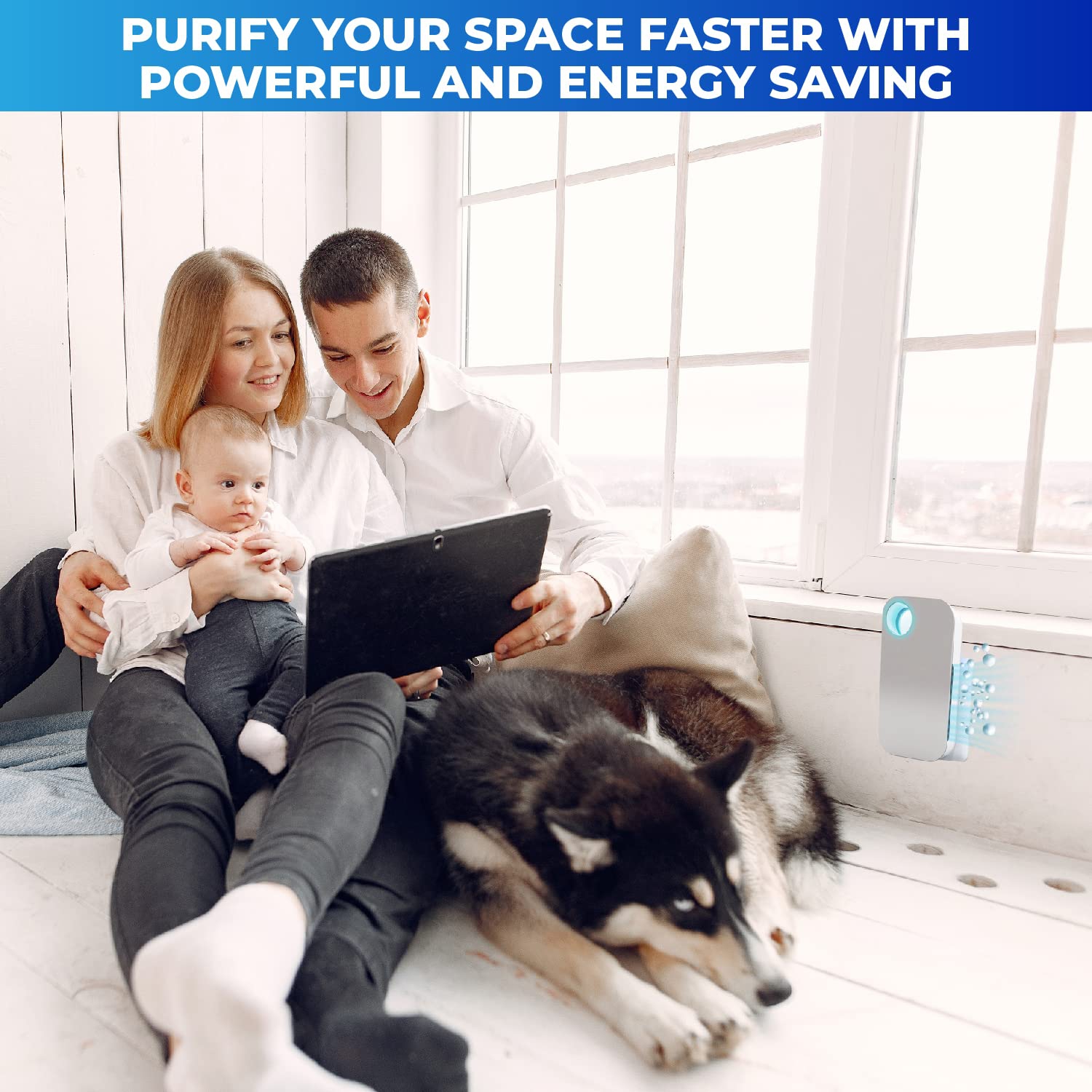 Air Purifier plug in -Filterless Ionizer Air Cleaning -Negative Ion Generator -Portable Air Purifiers -Deodorizer for Home, Office, Pets, Toilet,