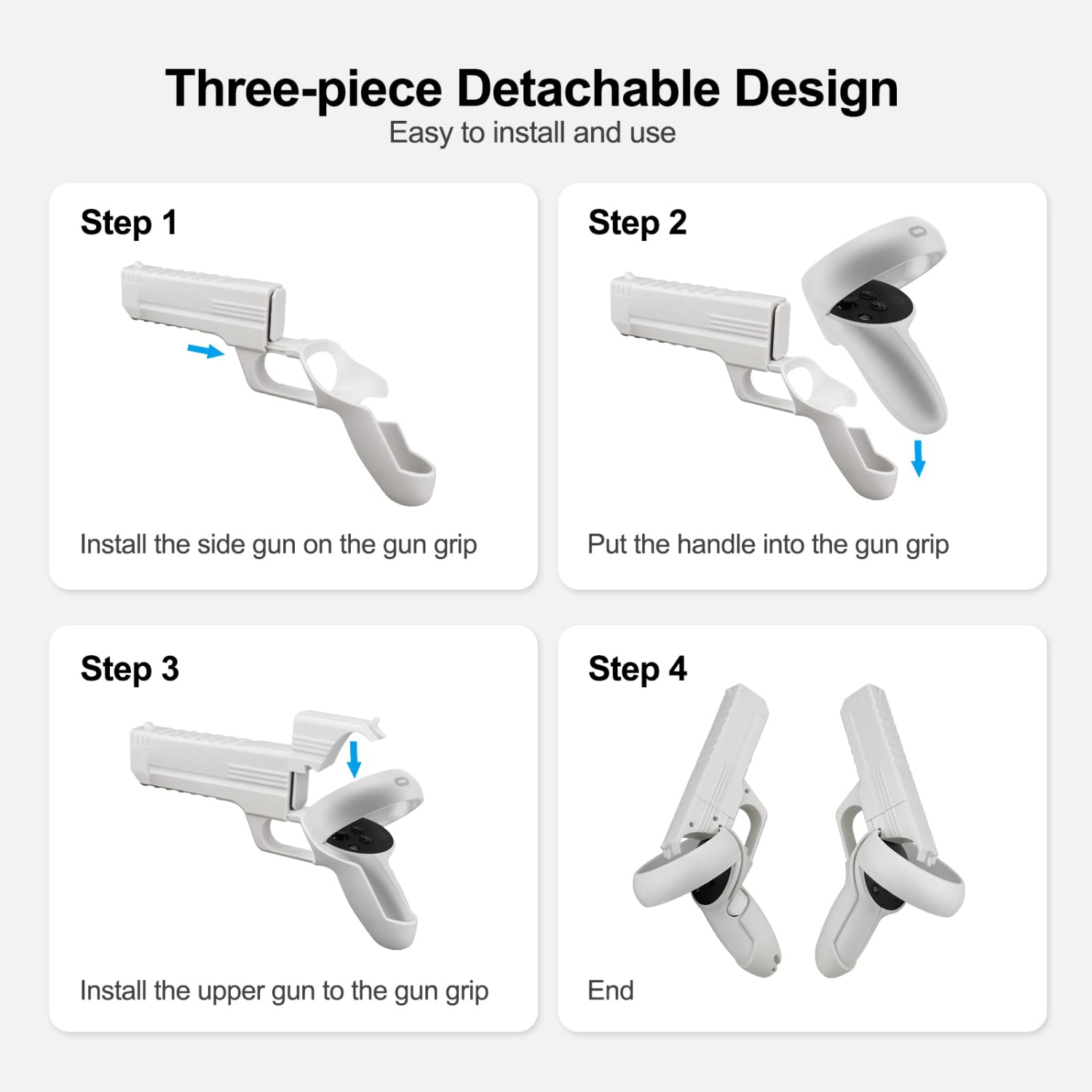 Oculus quest hot sale gun grip