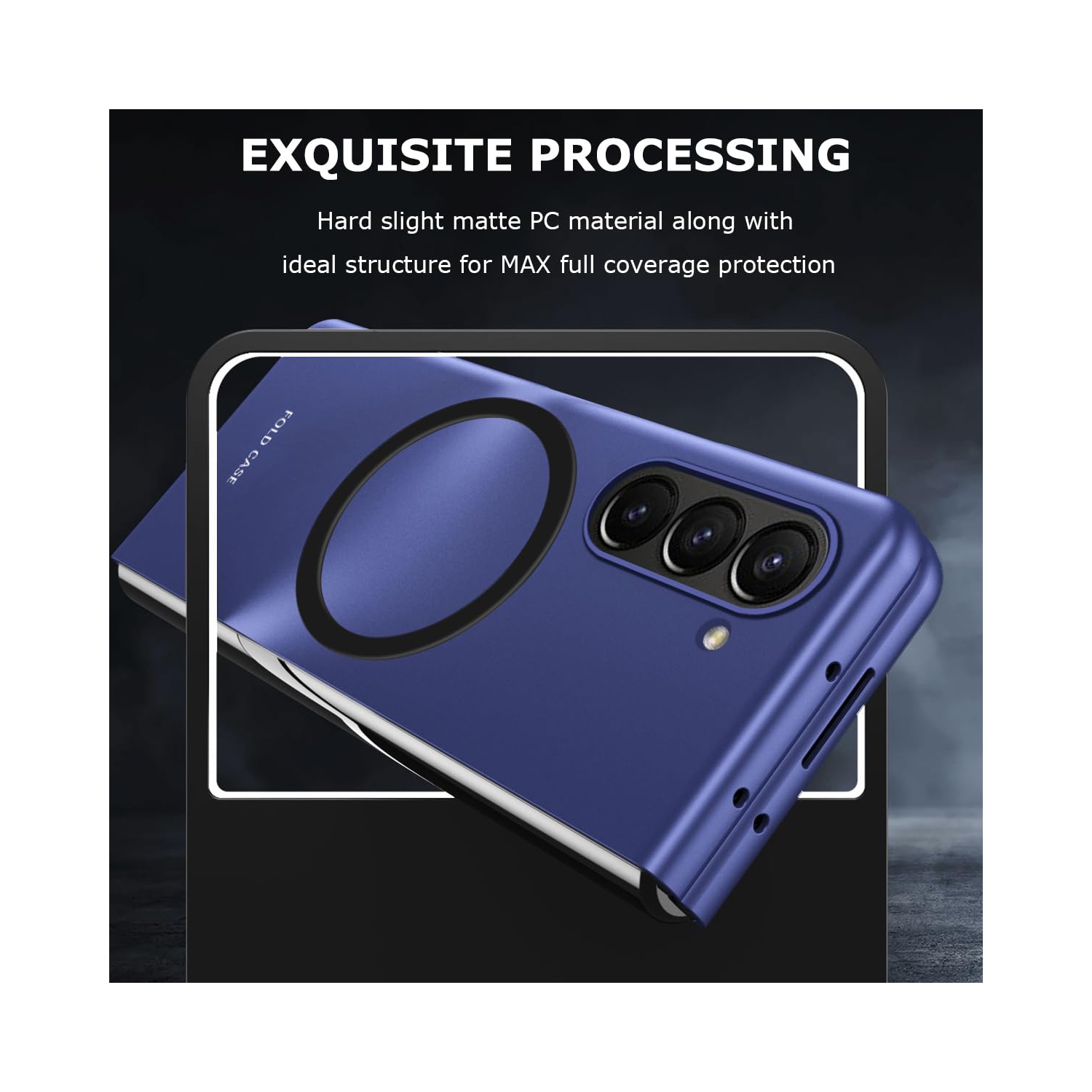 Étui pour Galaxy Z Fold 5 de Samsung compatible avec MagSafe, étui protecteur antichoc ultramince pour étui de téléphone Galaxy Z Fold 5, étui mince