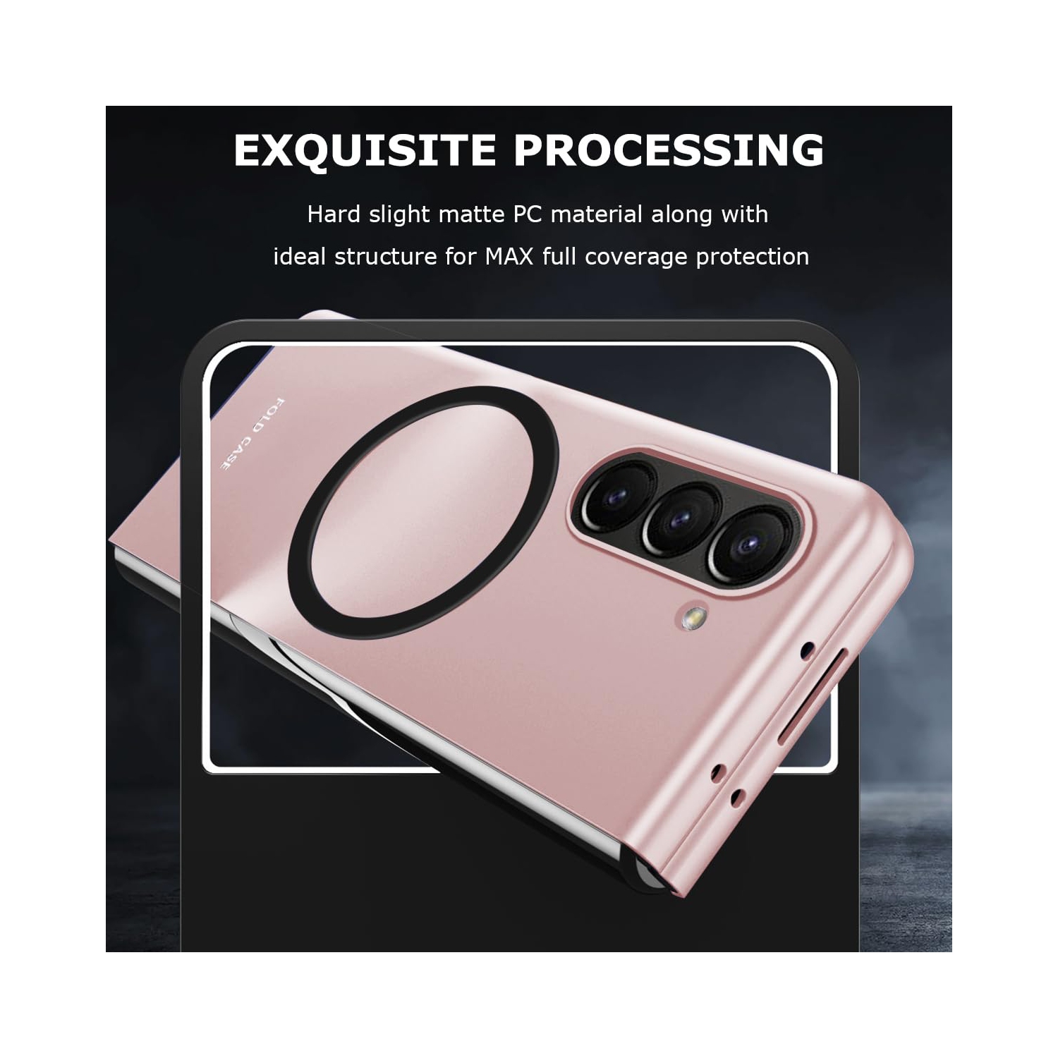 Étui de chargement sans fil pour Galaxy Z Fold 5 de Samsung, compatible avec les étuis de chargement sans fil MagSafe Fold 5 pour Galaxy Z Fold 5