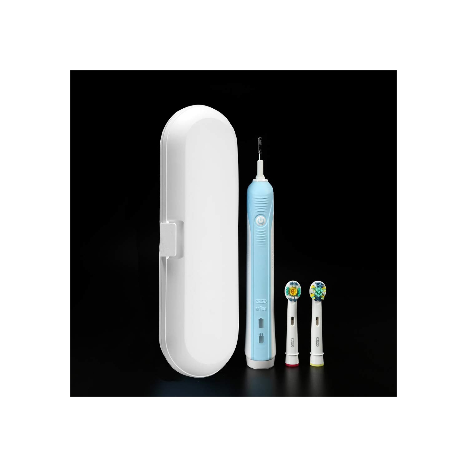 2 Pack Travel Electric Toothbrush Case, Oral-B Electric Toothbrush Holder Cover, Portable Hard Plastic Toothbrush Store Box Bag Fits Oral-B Pro 1000,