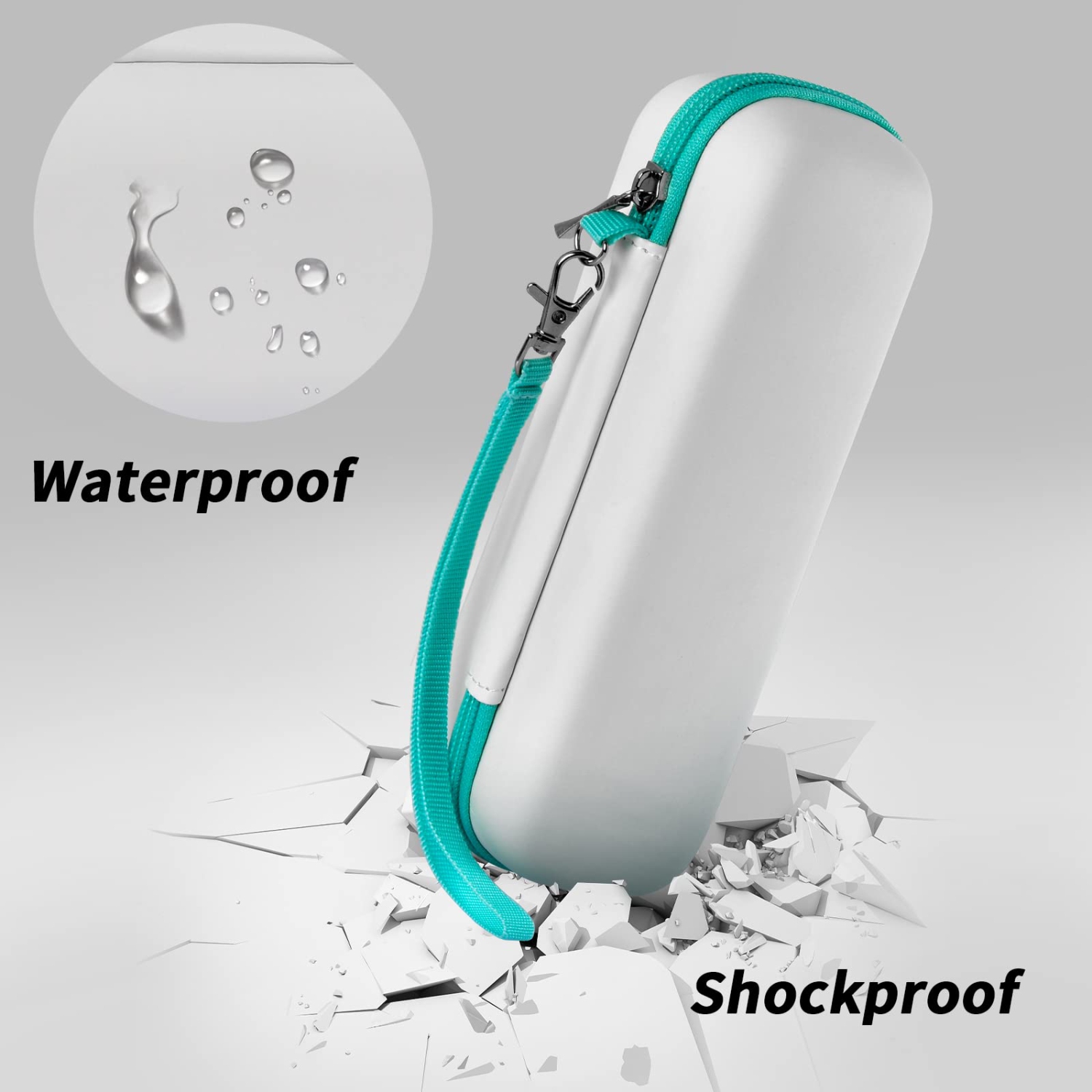 Toothbrush Travel Case Compatible with Oral-B Pro 1000, 2000, 3000, 3500, 1500/ for Philips Sonicare ProtectiveClean 4100 5100 Electric Toothbrush