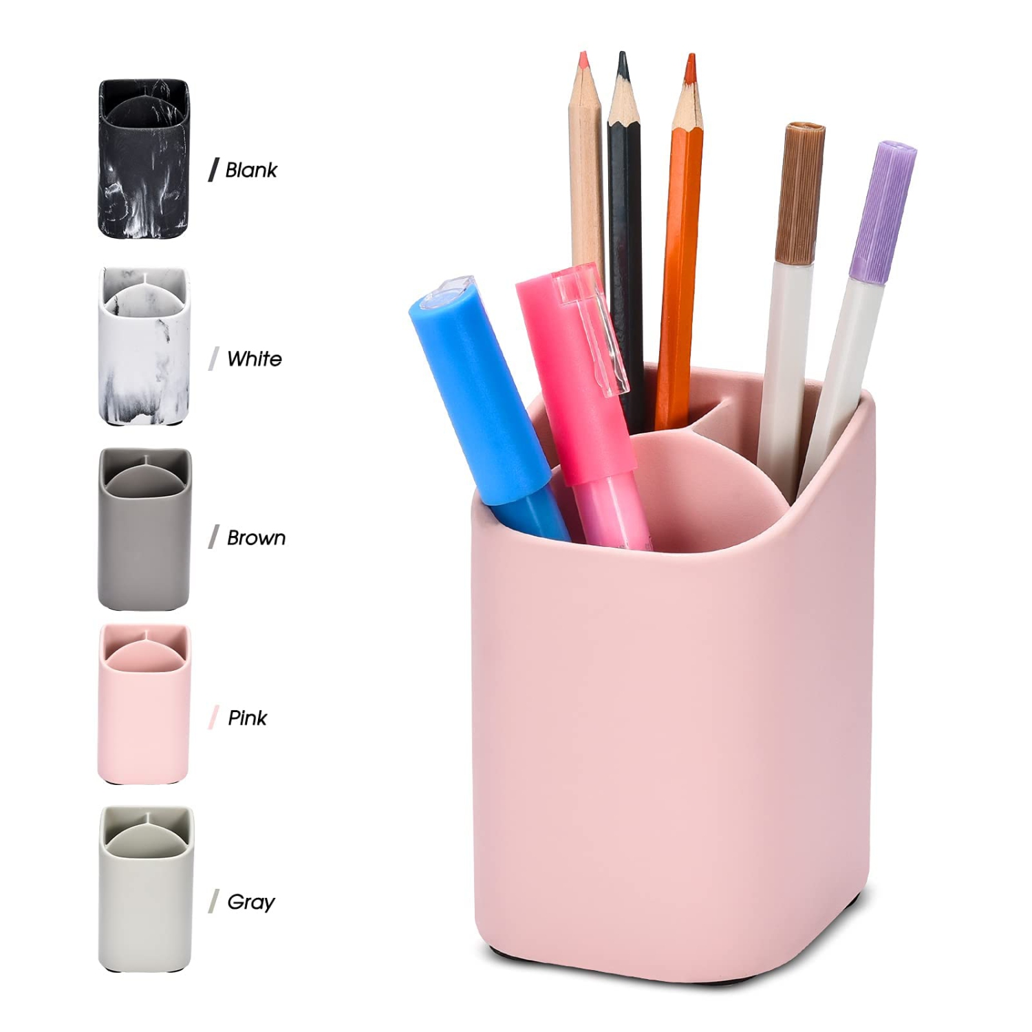 Cute Pink Toothbrush Holders for Bathrooms - Toothbrush and Toothpaste Holder - Ideal Toothbrush Organizer for Adults and Kids, Tooth Brushing Holder