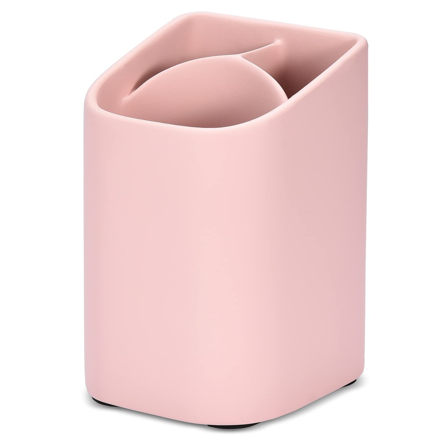 Cute Pink Toothbrush Holders for Bathrooms - Toothbrush and Toothpaste Holder - Ideal Toothbrush Organizer for Adults and Kids, Tooth Brushing Holder