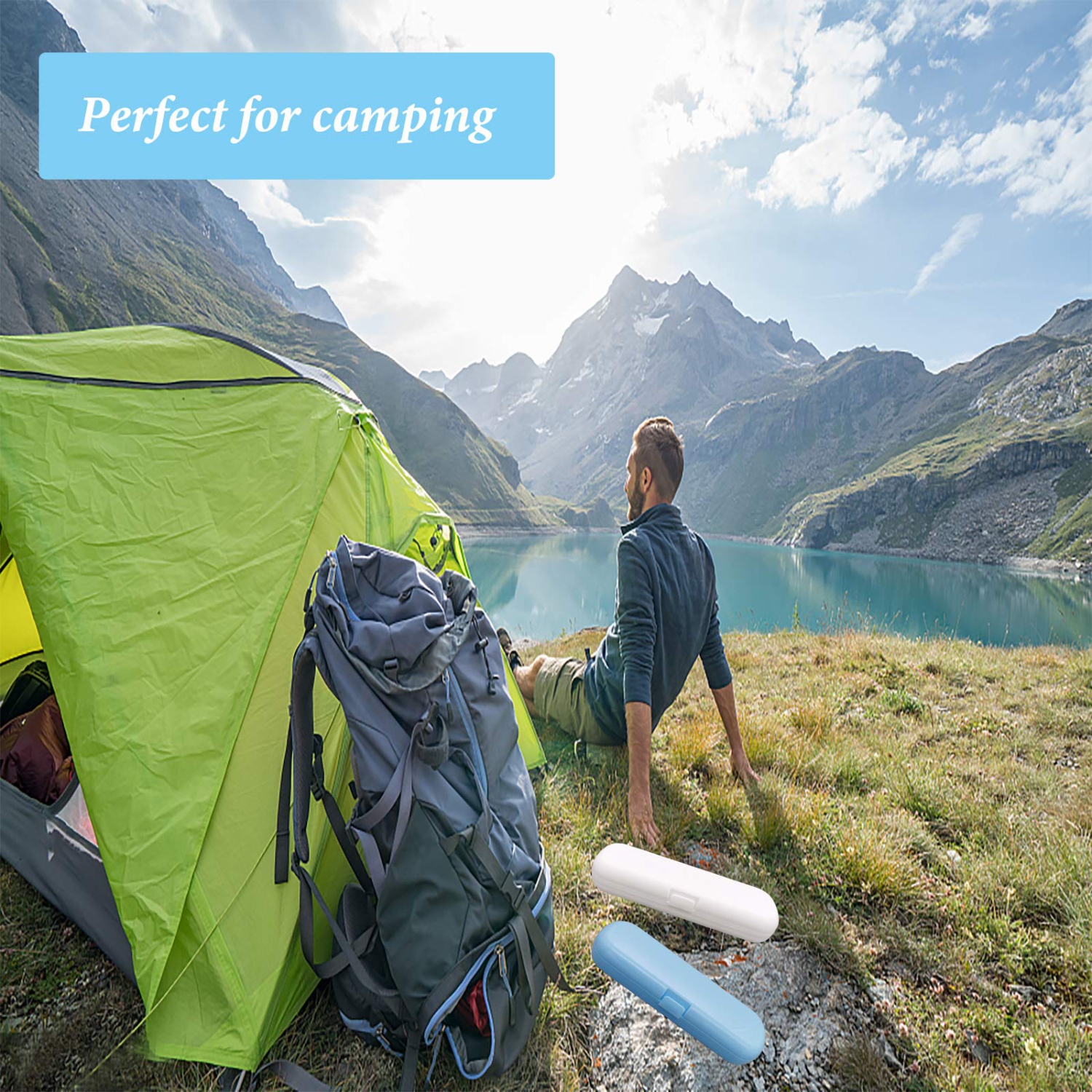 Étui de voyage 2 pièces pour brosse à dents électrique, porte-brosses à dents portatif Pro d'Oral-B et autres brosses à dents électriques de Hoveston