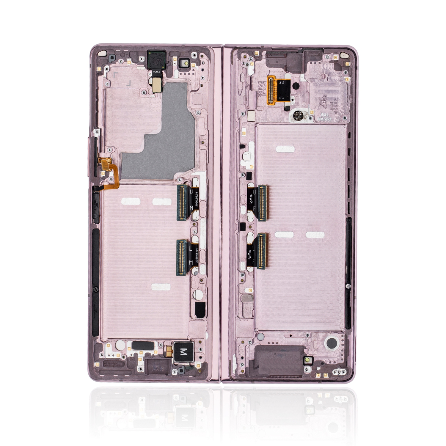 Replacement Inner OLED Assembly With Frame Compatible For Samsung Galaxy Z Fold 2 5G (Mystic Bronze)